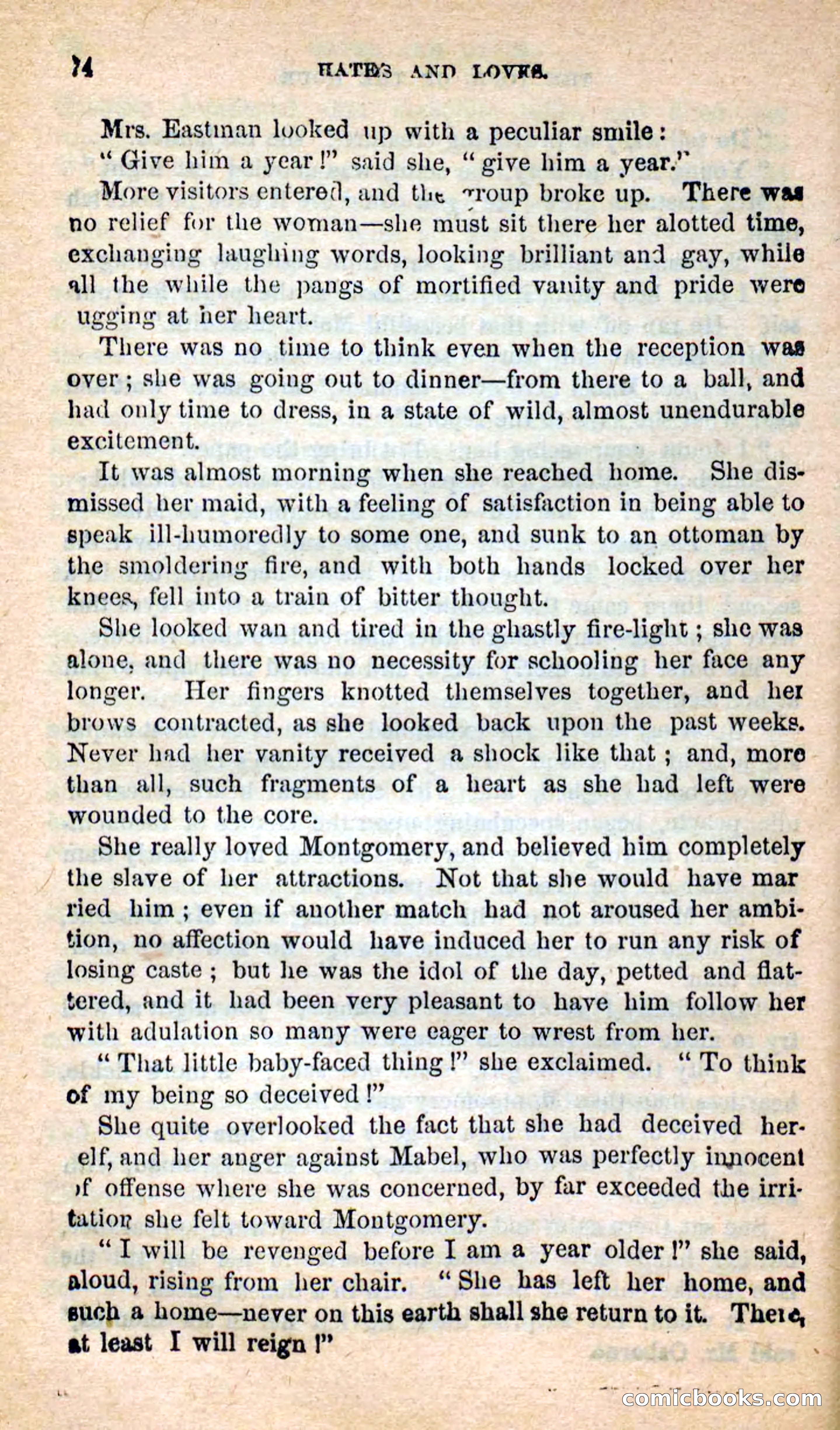 Beadle's New Dime Novels: Hates and Loves — page 74 of 116