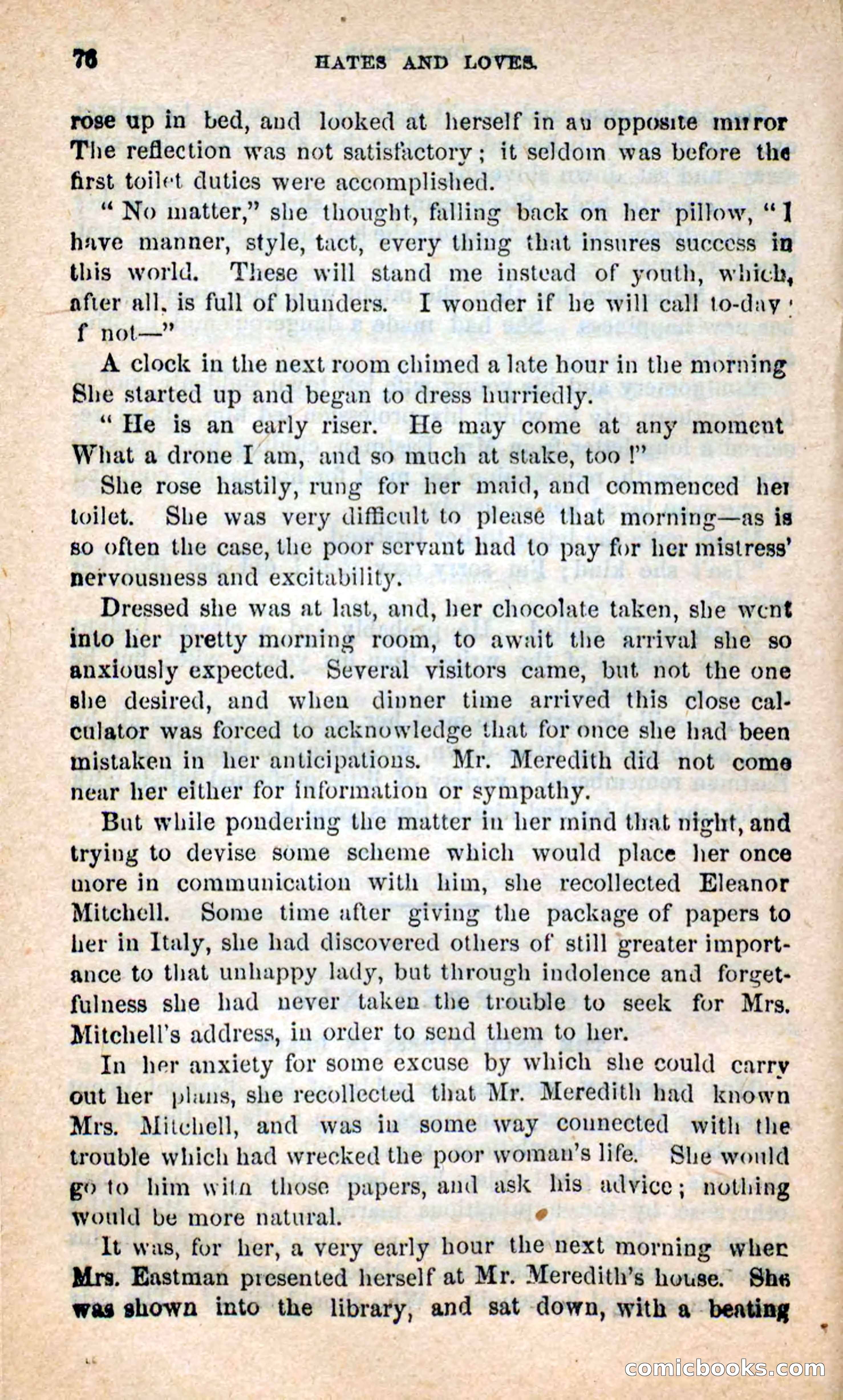 Beadle's New Dime Novels: Hates and Loves — page 76 of 116