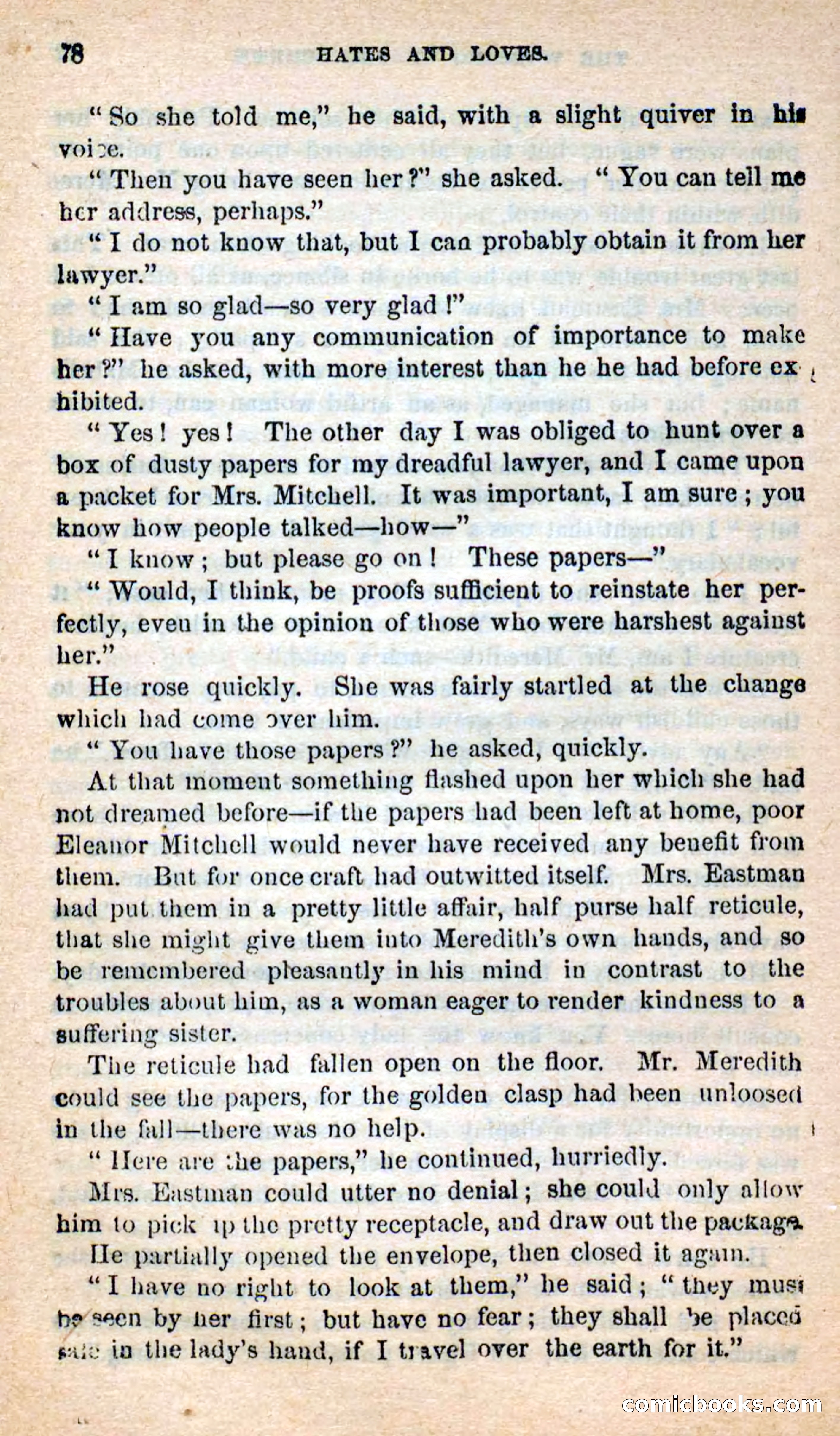 Beadle's New Dime Novels: Hates and Loves — page 78 of 116