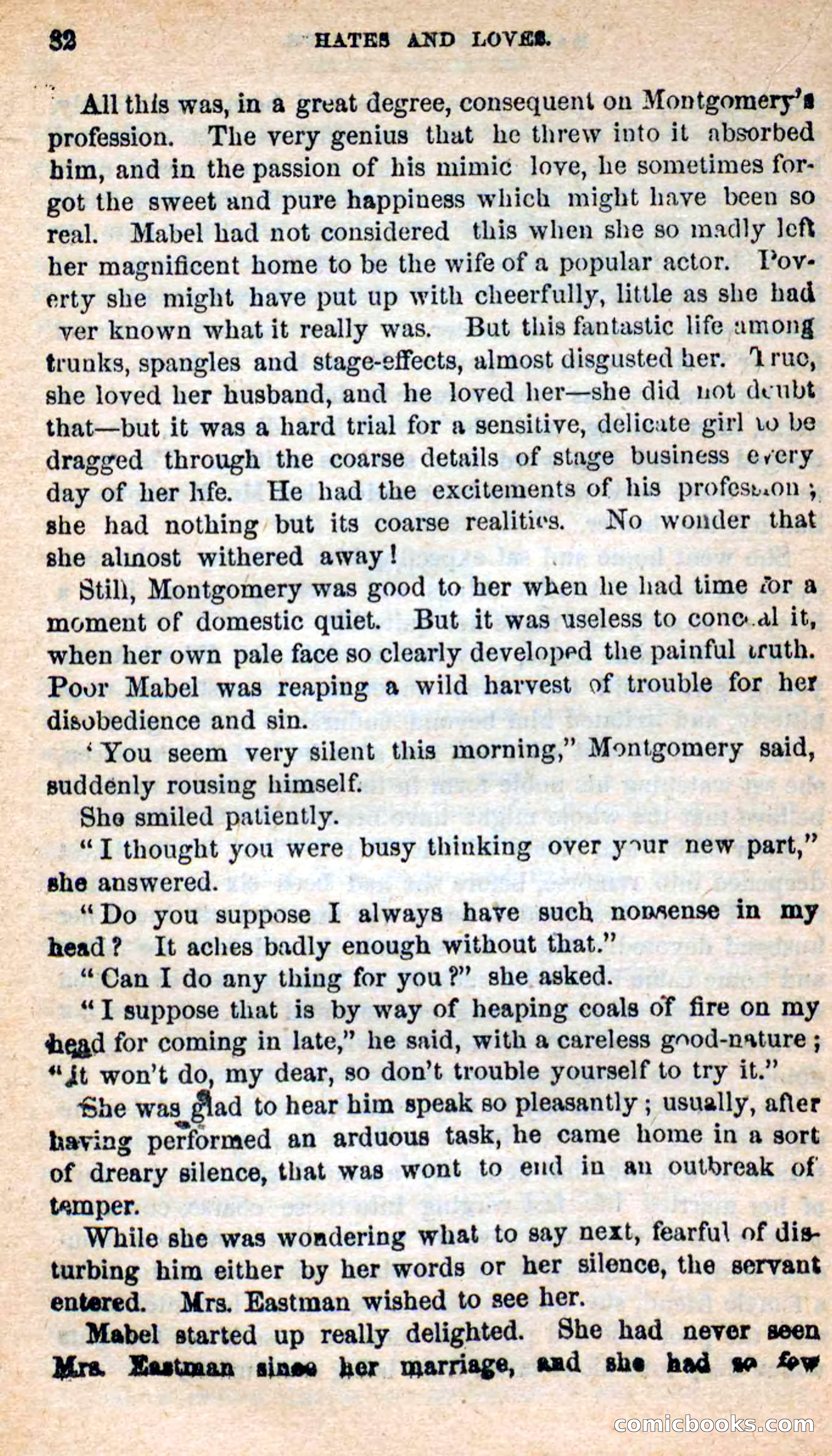 Beadle's New Dime Novels: Hates and Loves — page 82 of 116