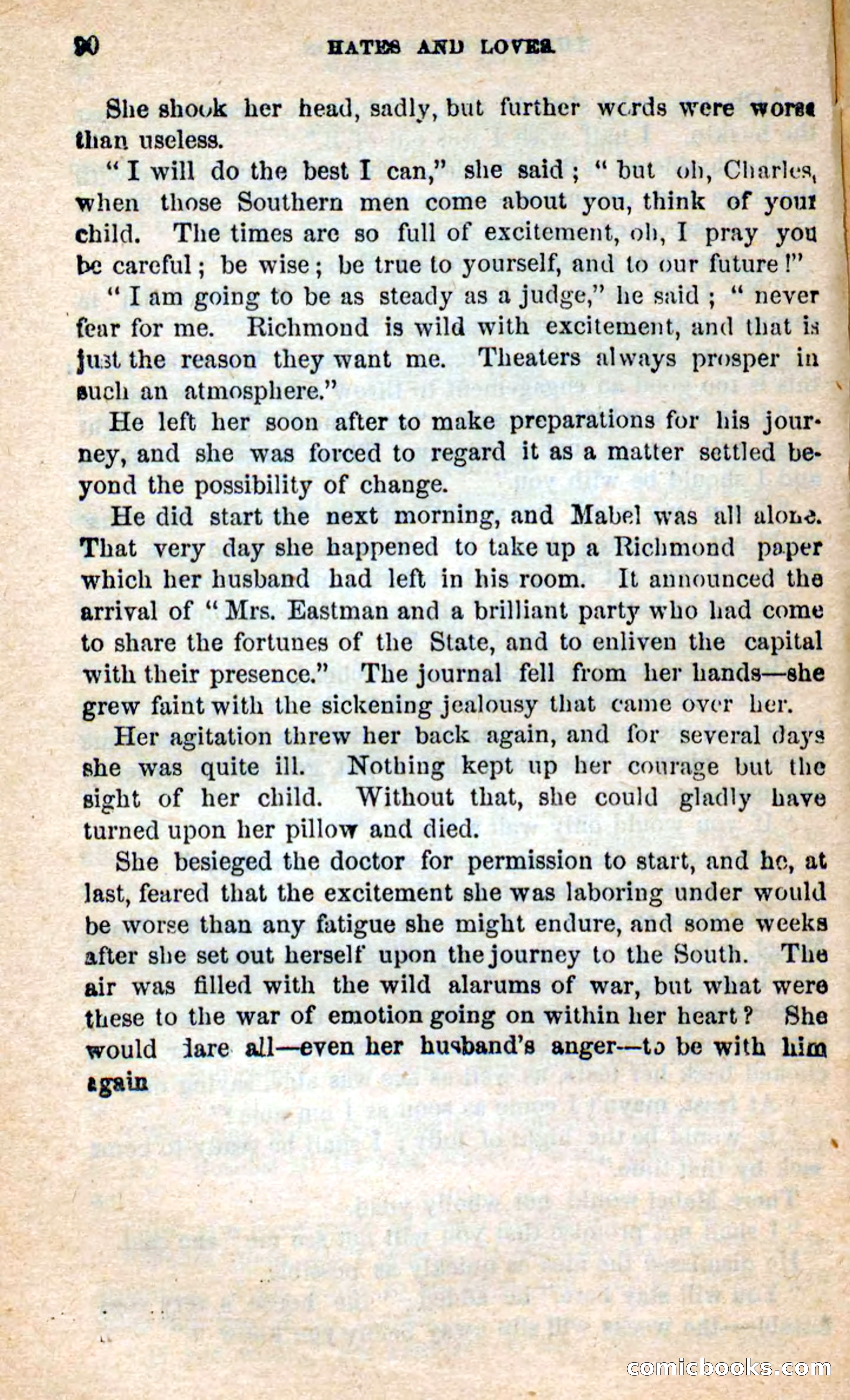 Beadle's New Dime Novels: Hates and Loves — page 90 of 116