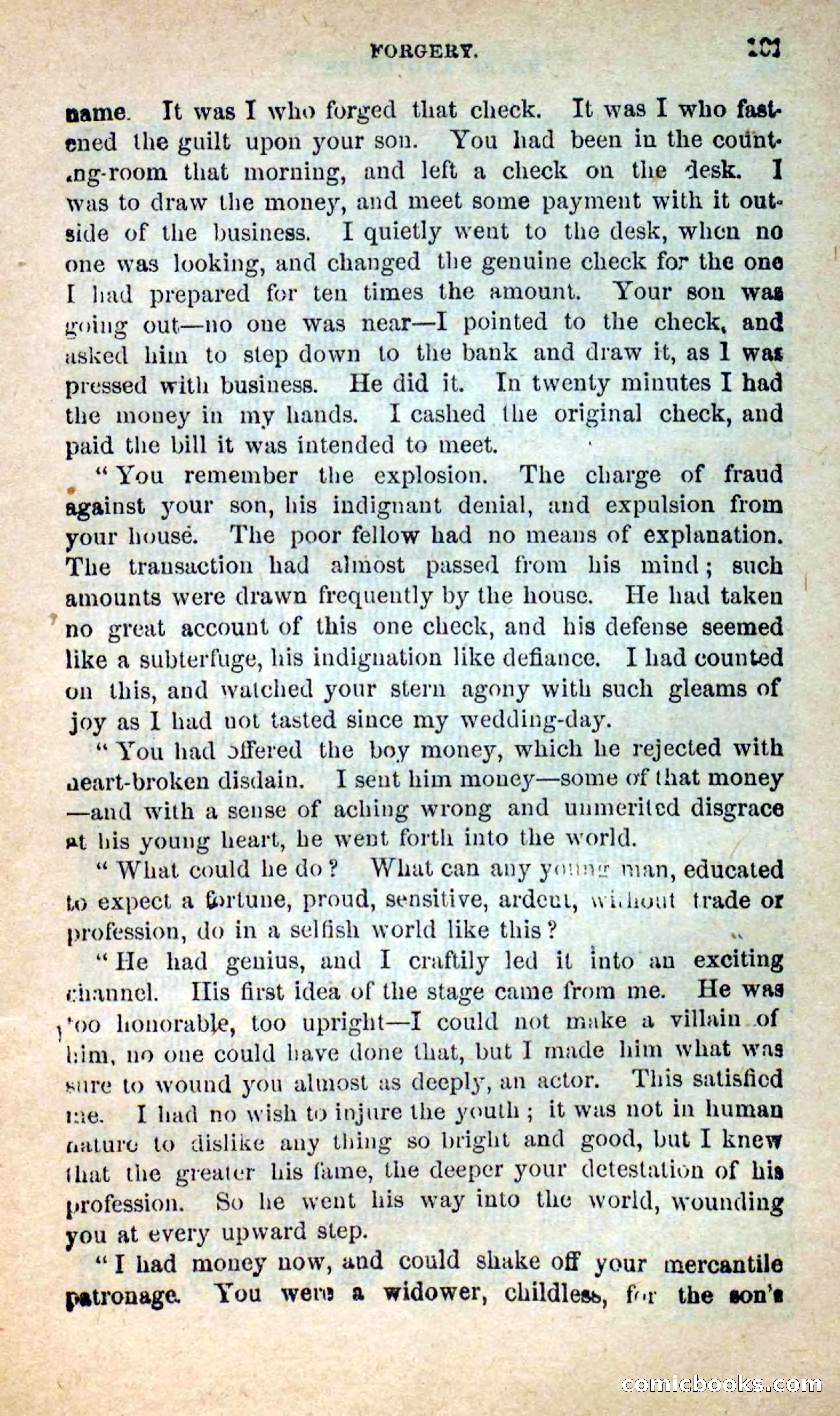 Beadle's New Dime Novels: Hates and Loves — page 101 of 116