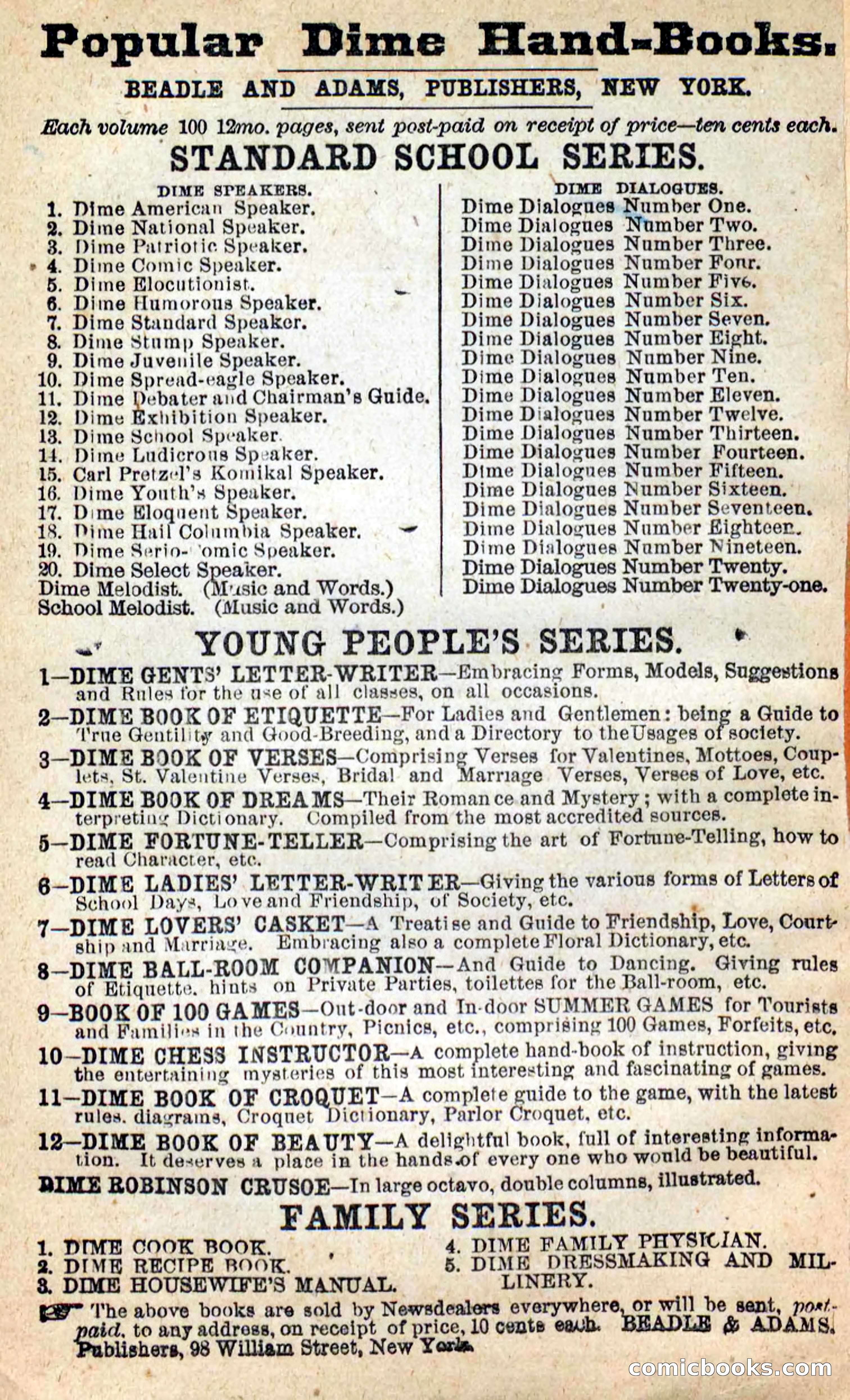 Beadle's New Dime Novels: Oonomoo, the Huron — page 2 of 116