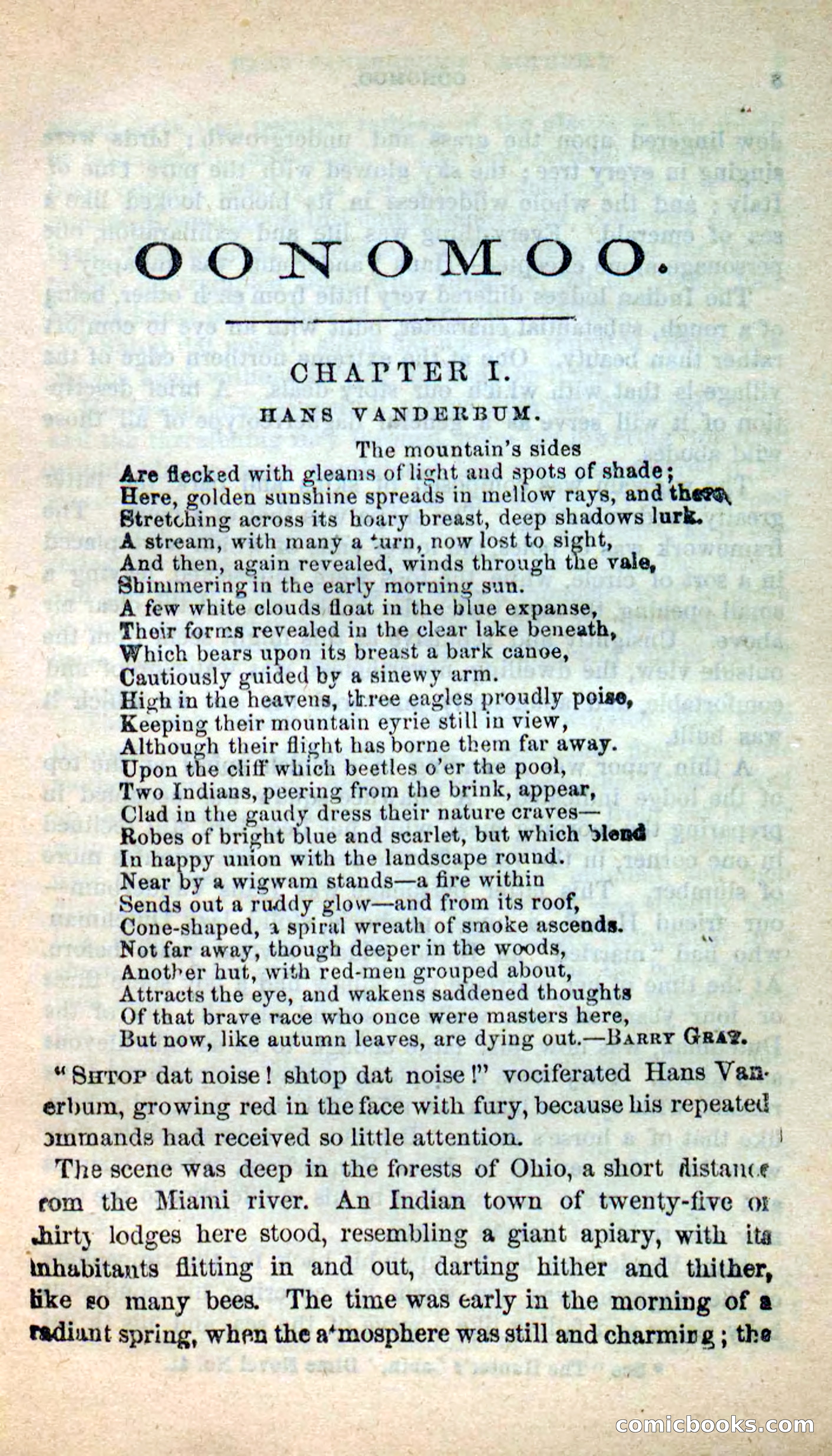 Beadle's New Dime Novels: Oonomoo, the Huron — page 5 of 116