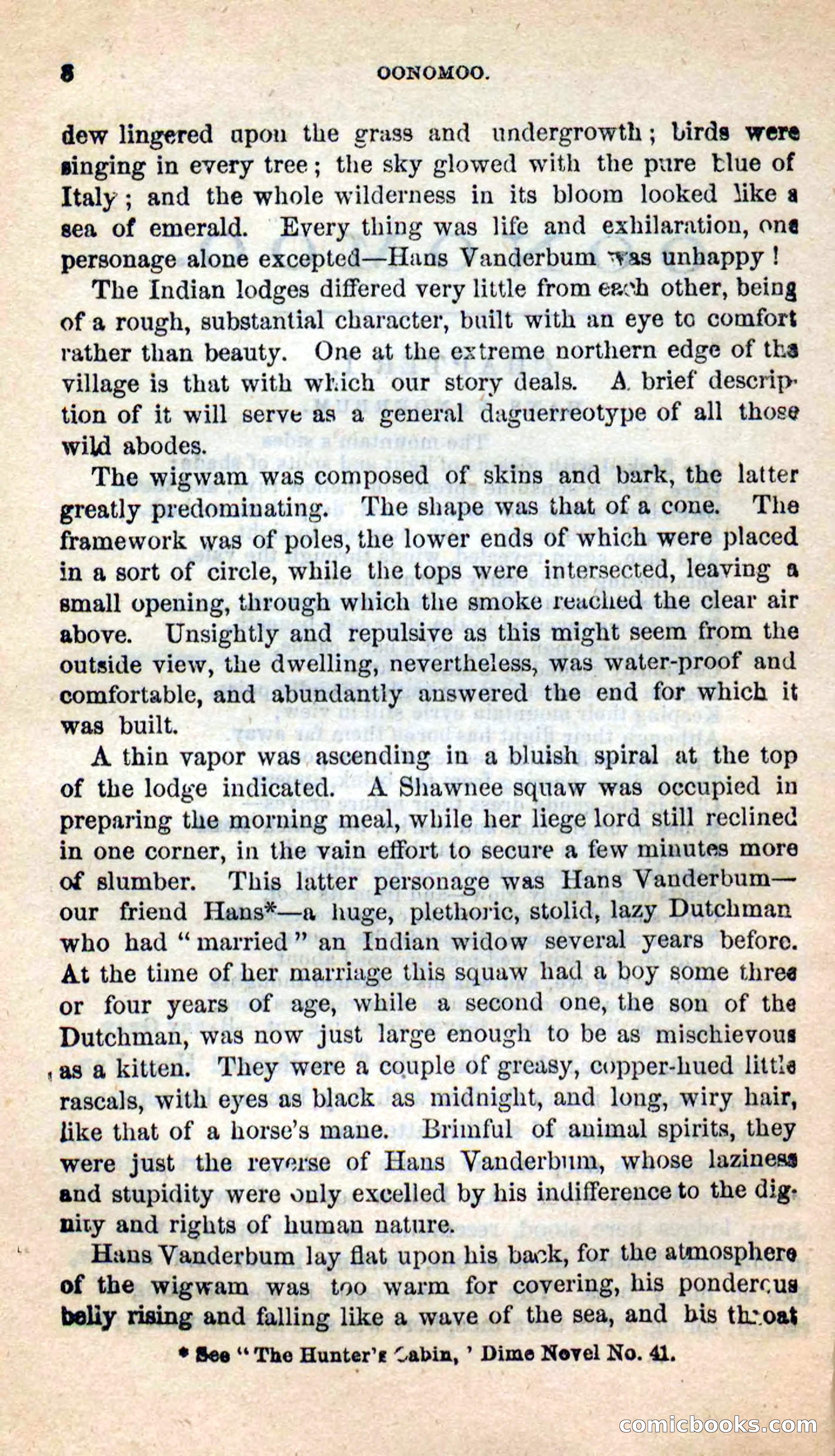 Beadle's New Dime Novels: Oonomoo, the Huron — page 6 of 116