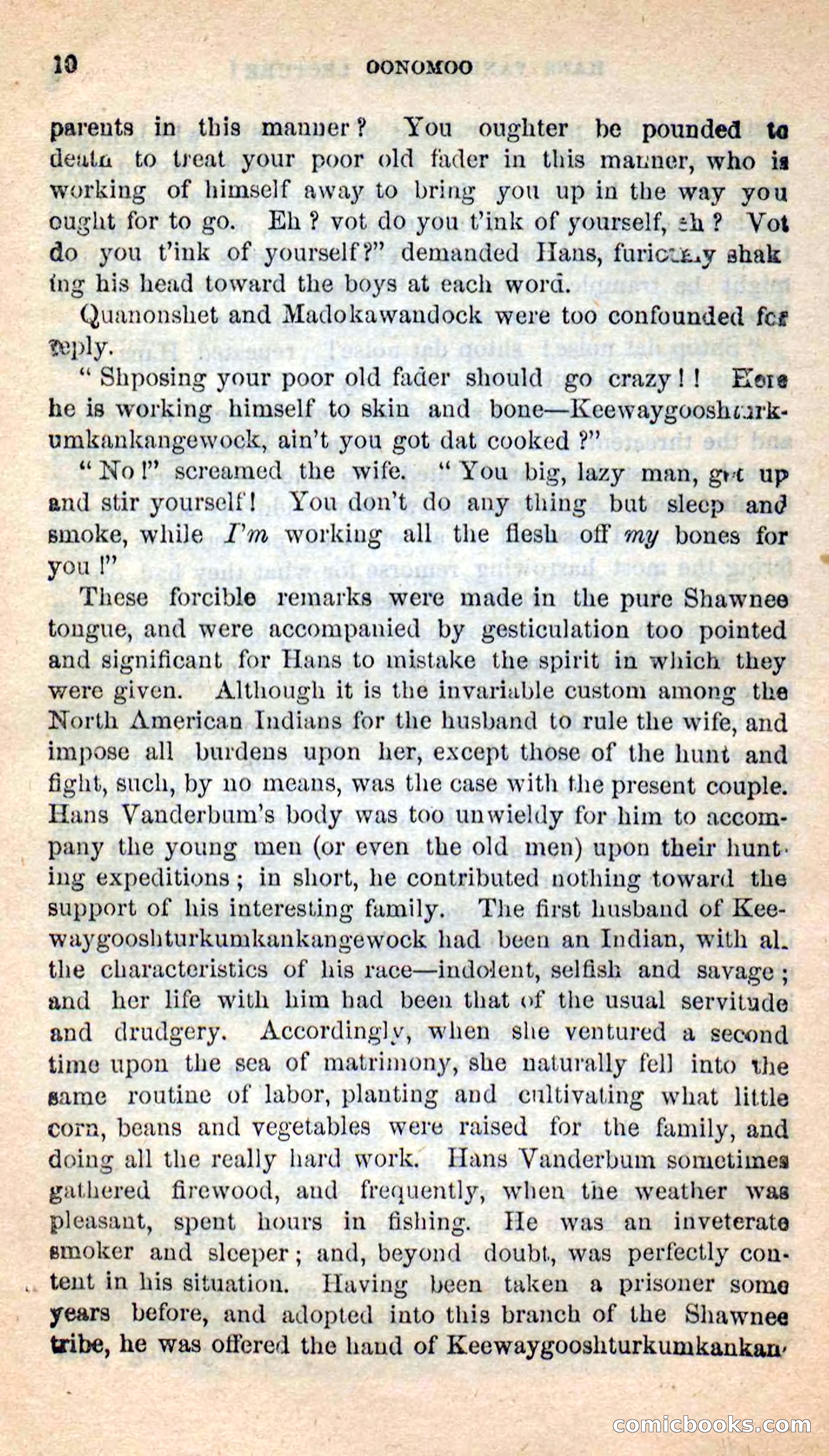 Beadle's New Dime Novels: Oonomoo, the Huron — page 8 of 116