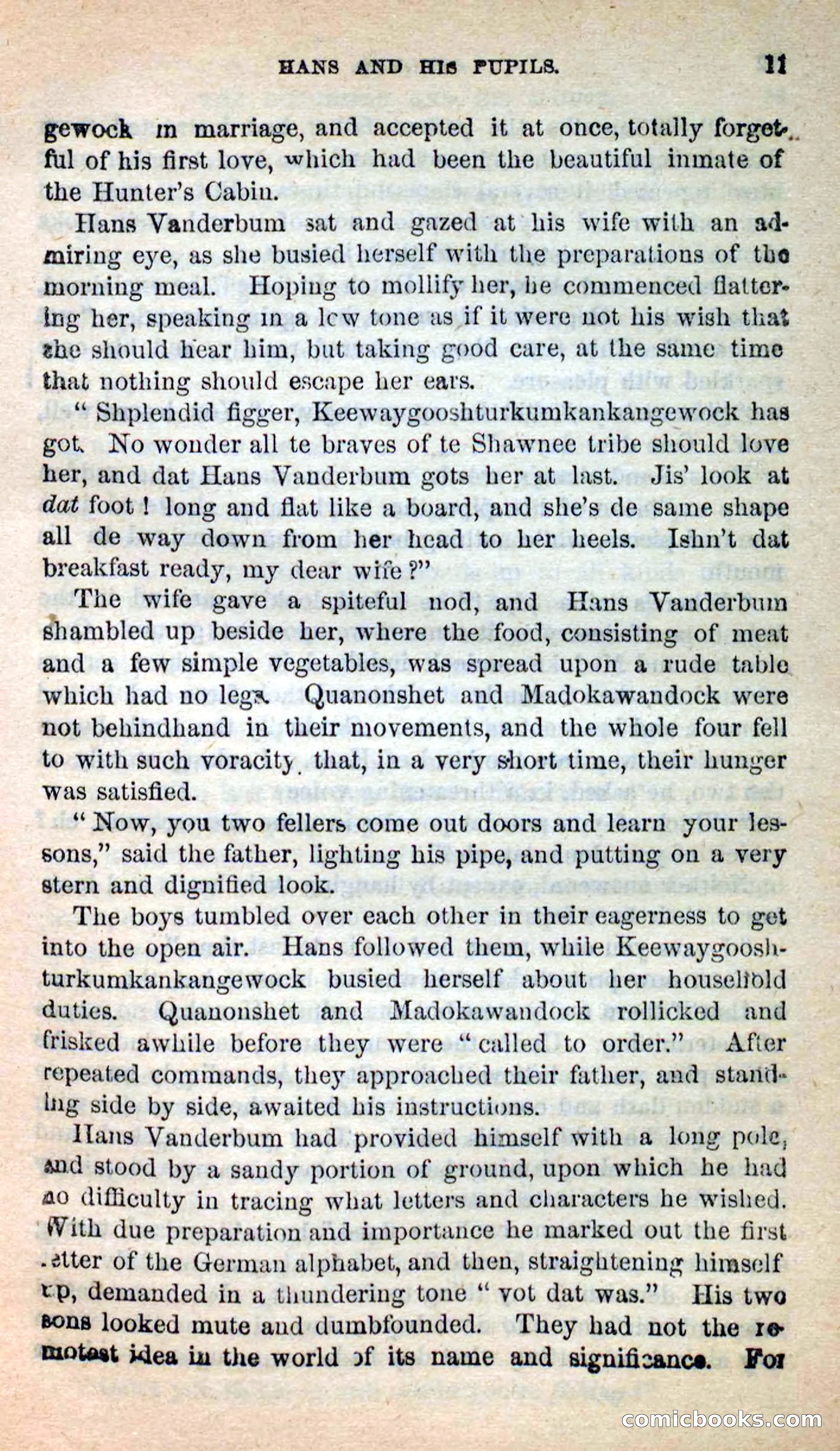 Beadle's New Dime Novels: Oonomoo, the Huron — page 9 of 116