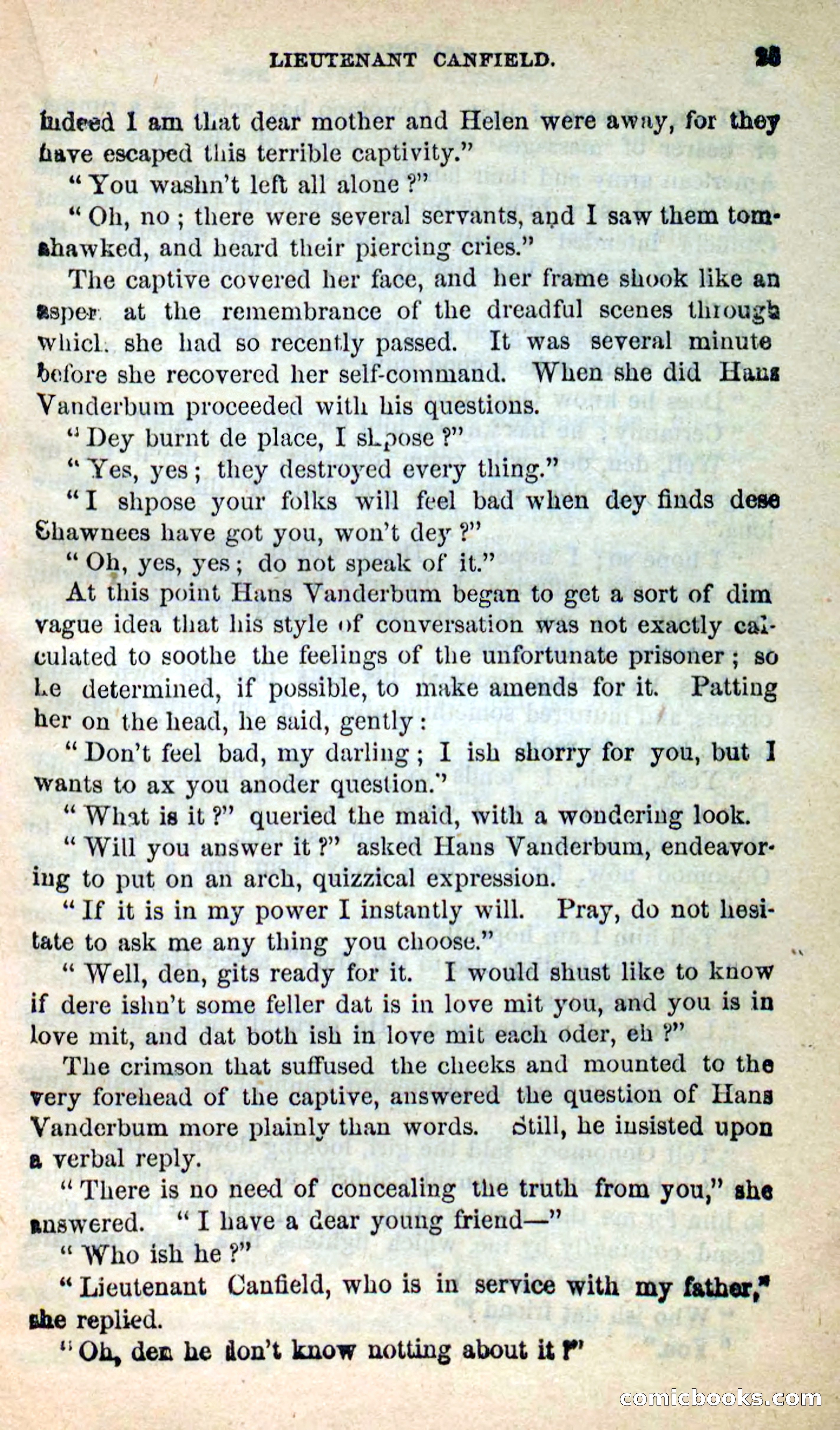 Beadle's New Dime Novels: Oonomoo, the Huron — page 23 of 116