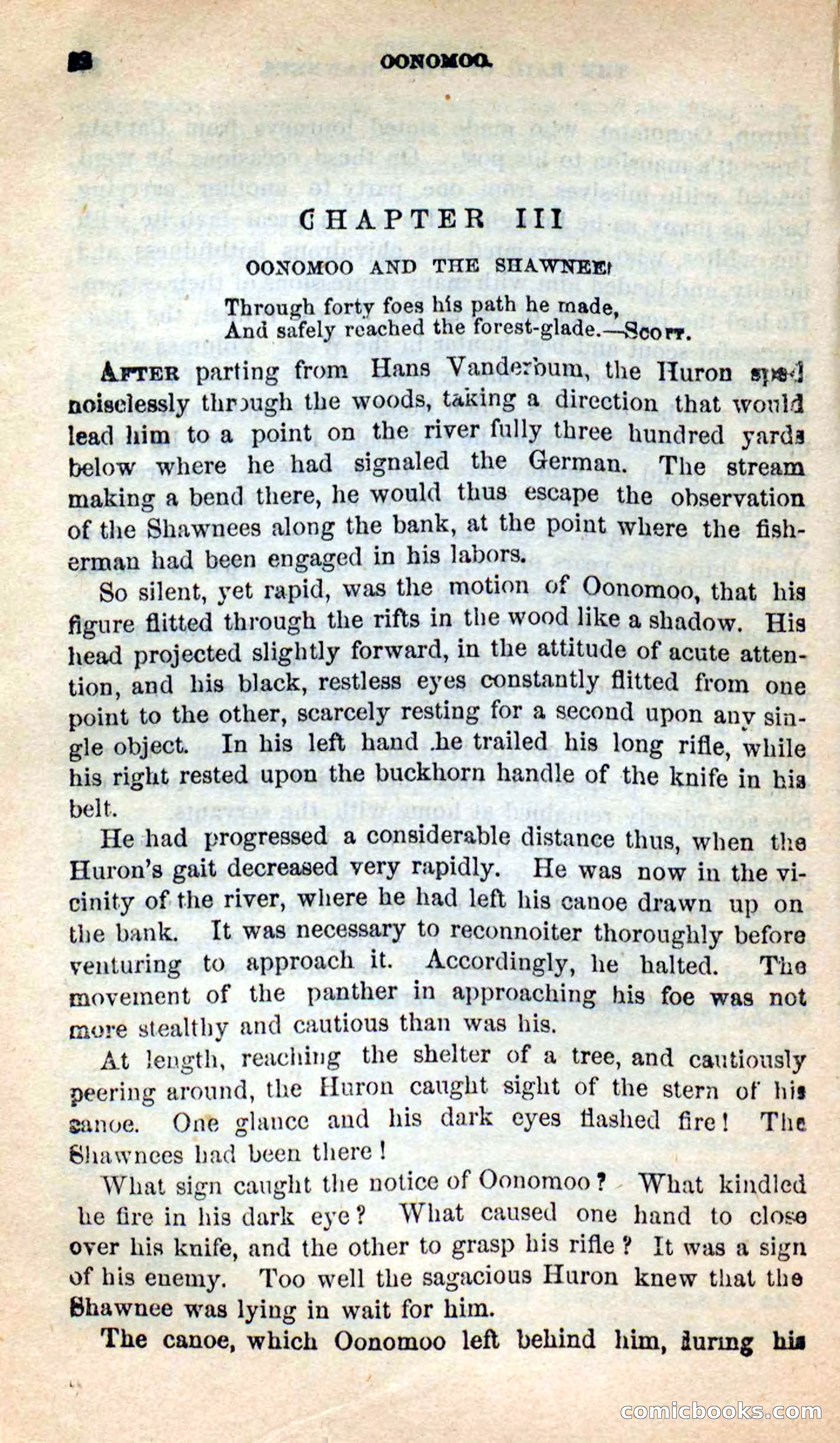 Beadle's New Dime Novels: Oonomoo, the Huron — page 30 of 116