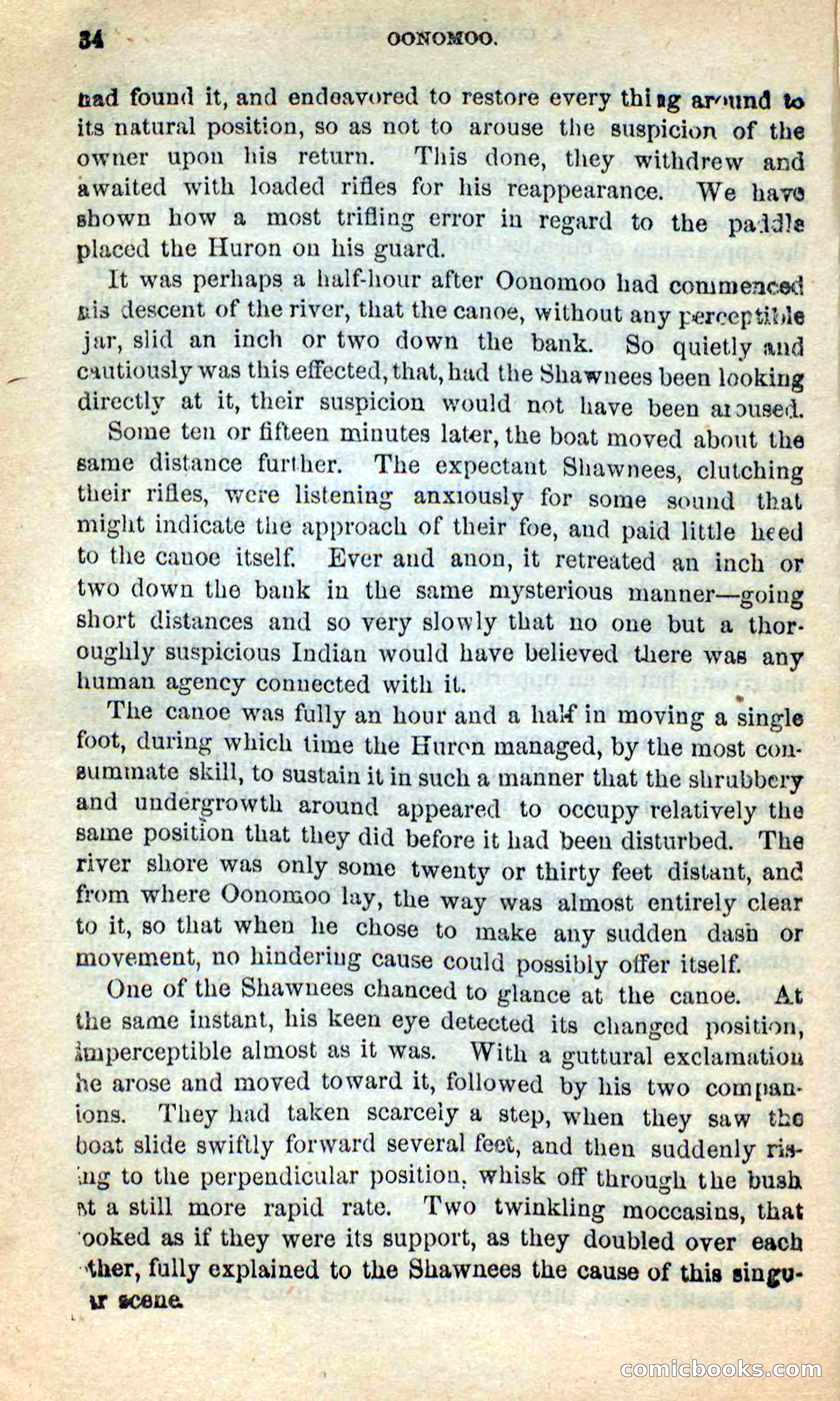 Beadle's New Dime Novels: Oonomoo, the Huron — page 32 of 116