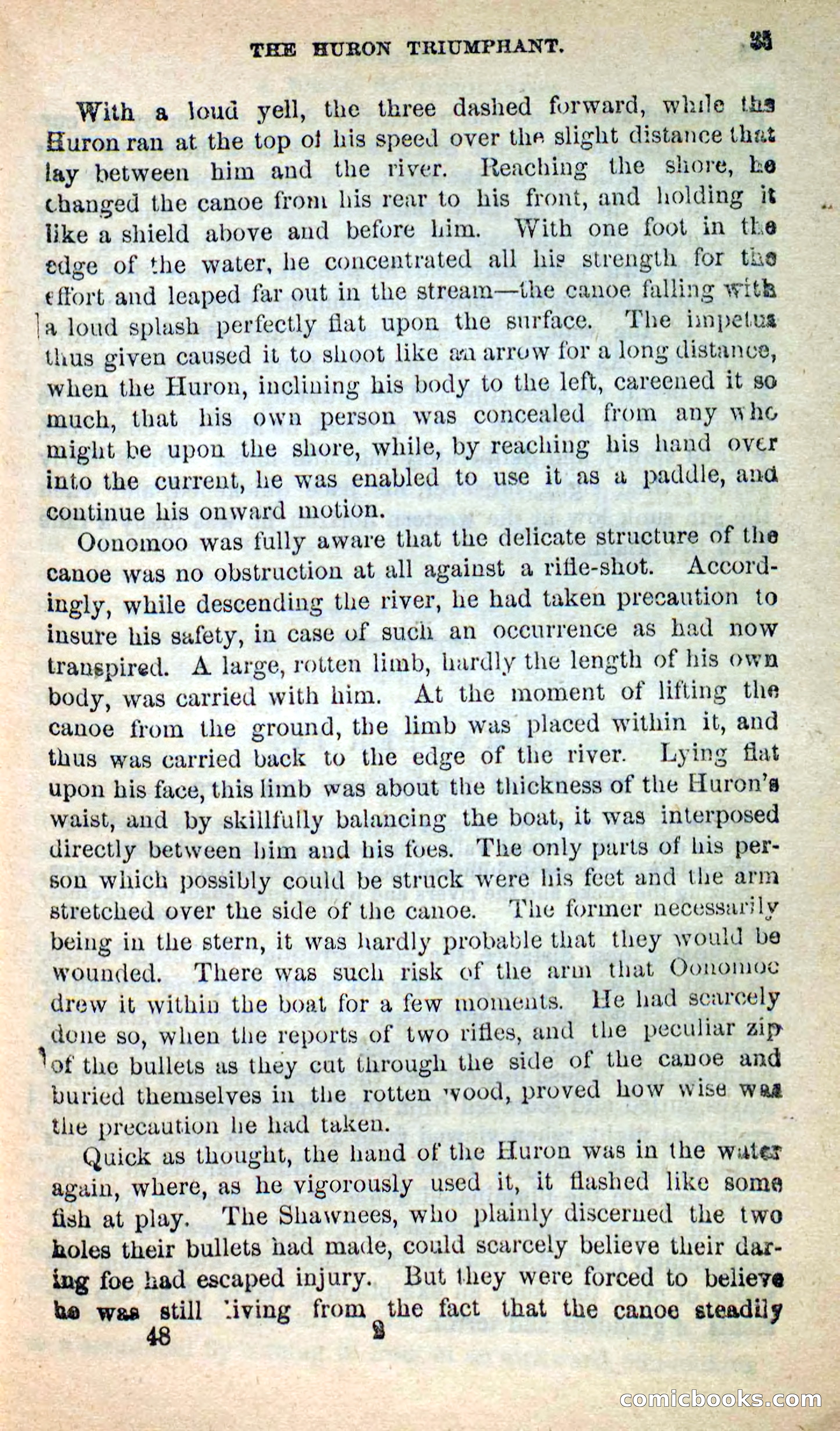 Beadle's New Dime Novels: Oonomoo, the Huron — page 33 of 116