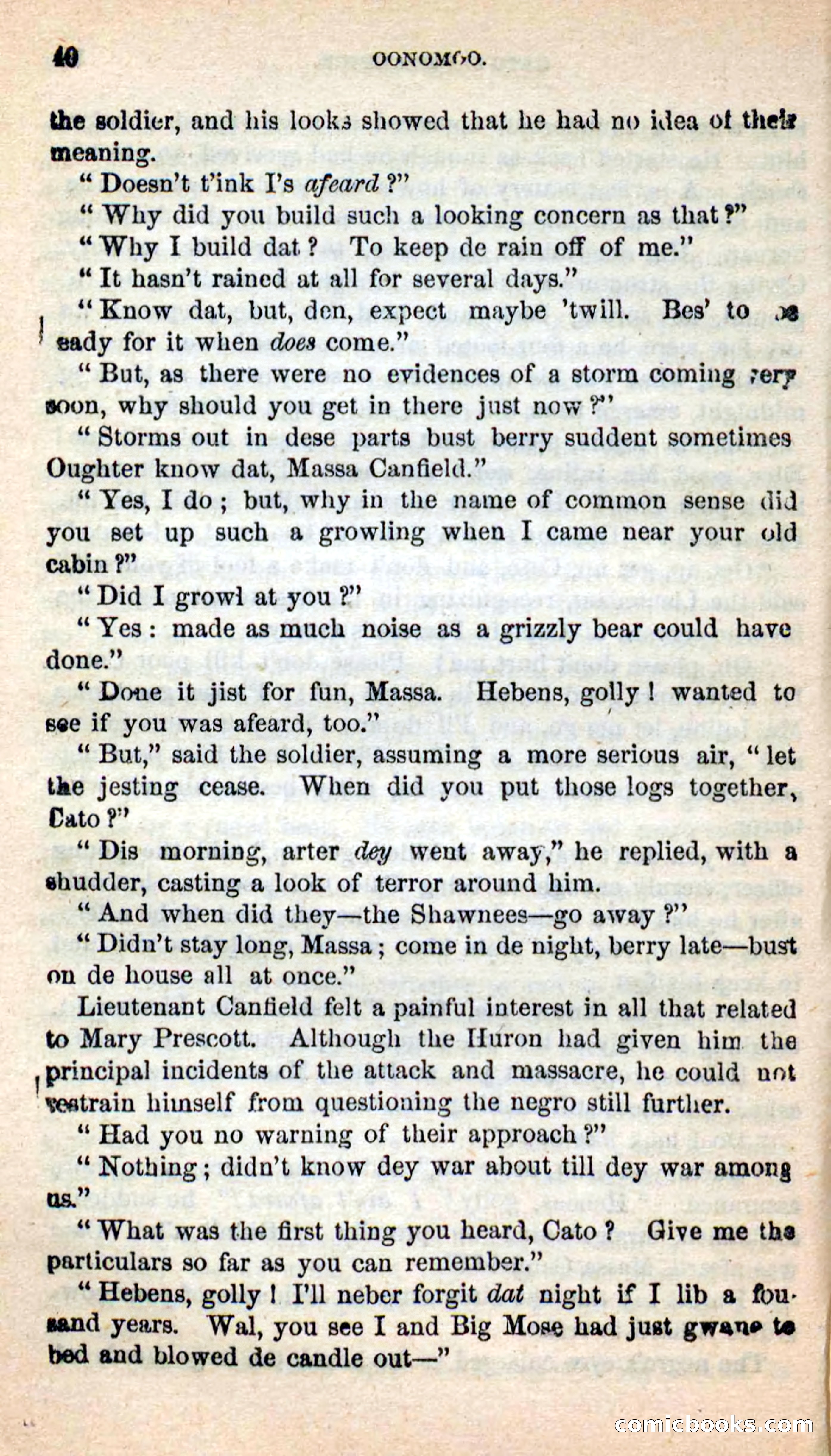 Beadle's New Dime Novels: Oonomoo, the Huron — page 38 of 116