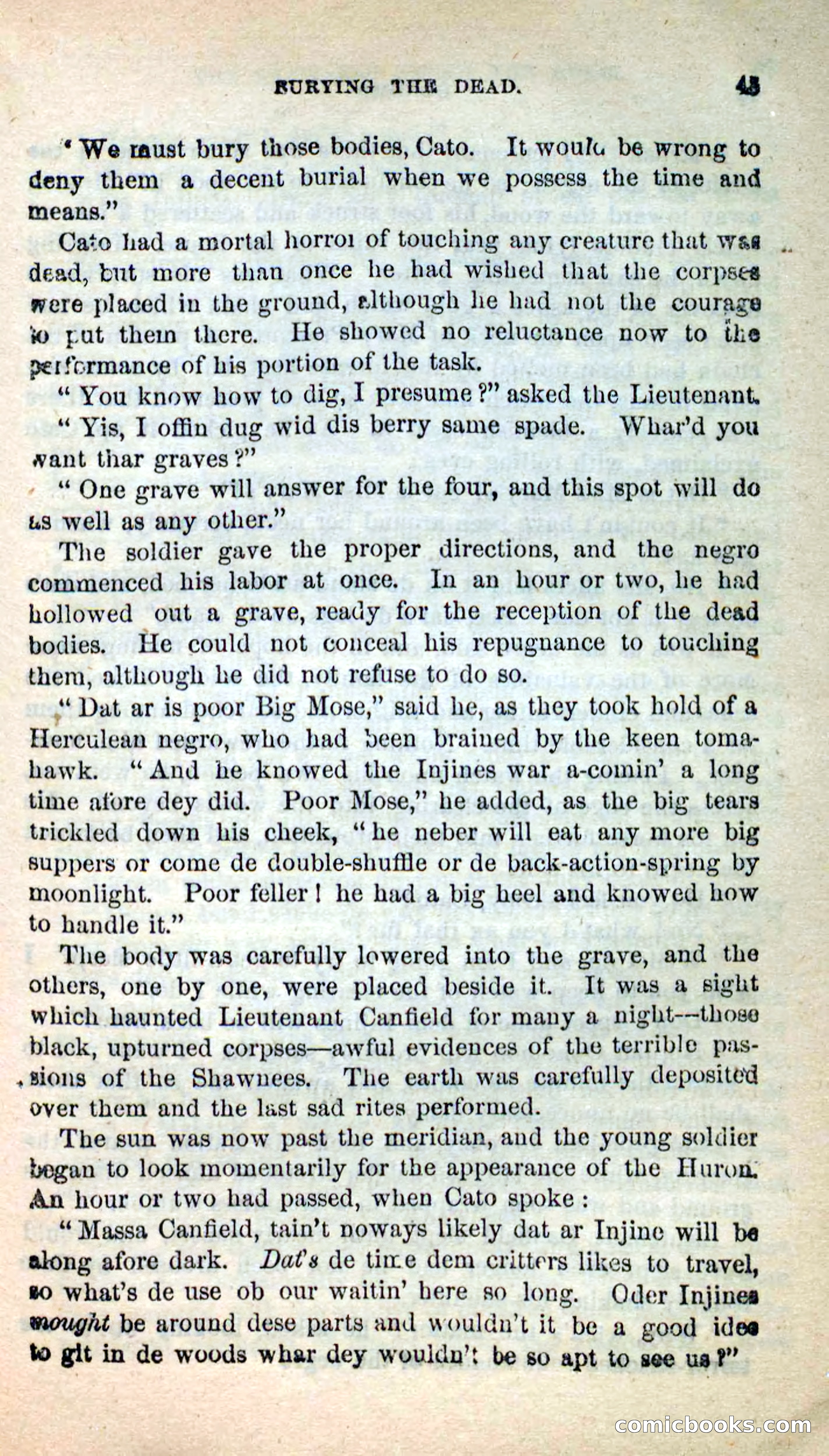 Beadle's New Dime Novels: Oonomoo, the Huron — page 43 of 116