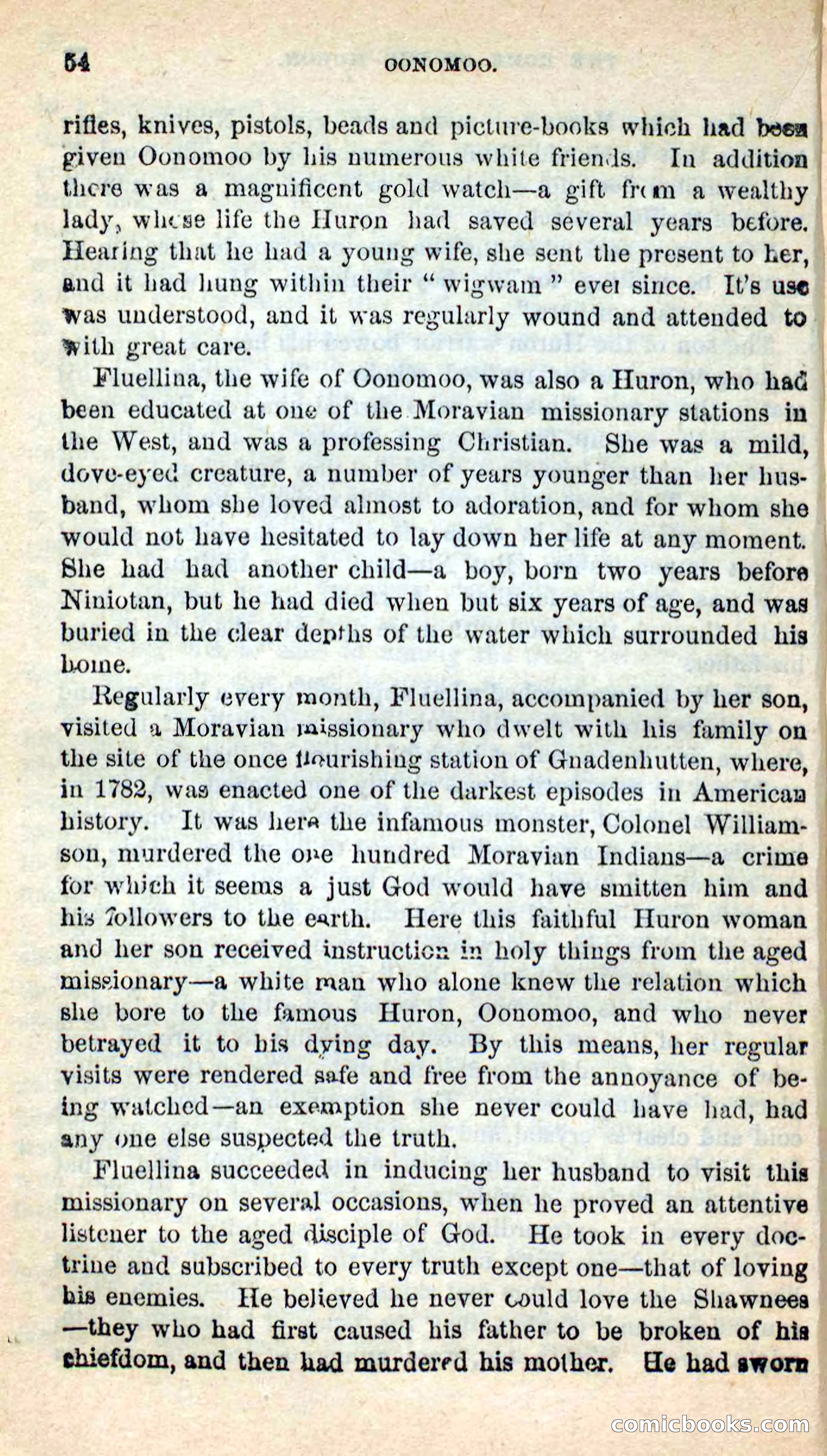 Beadle's New Dime Novels: Oonomoo, the Huron — page 52 of 116
