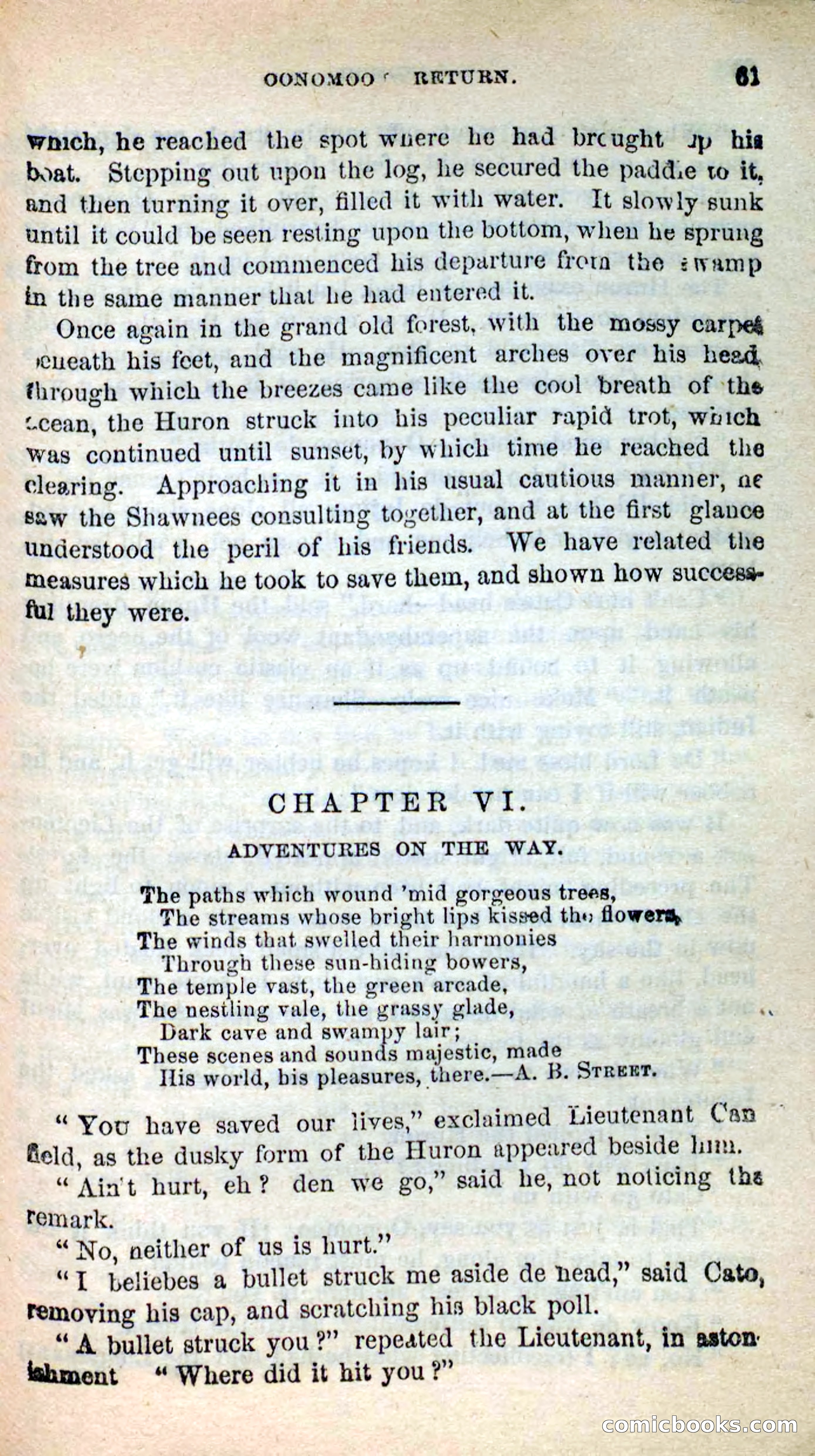 Beadle's New Dime Novels: Oonomoo, the Huron — page 59 of 116