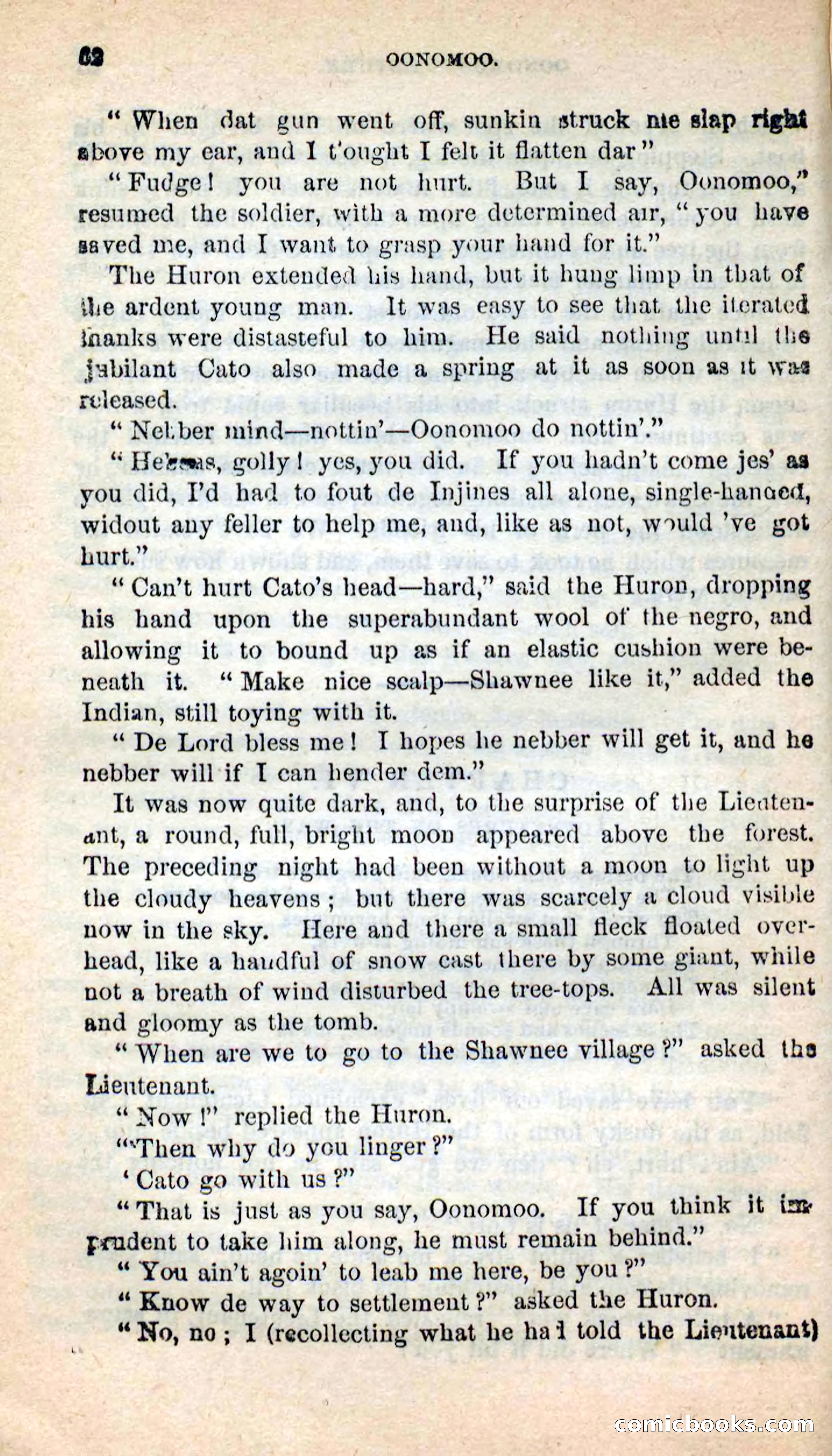 Beadle's New Dime Novels: Oonomoo, the Huron — page 60 of 116