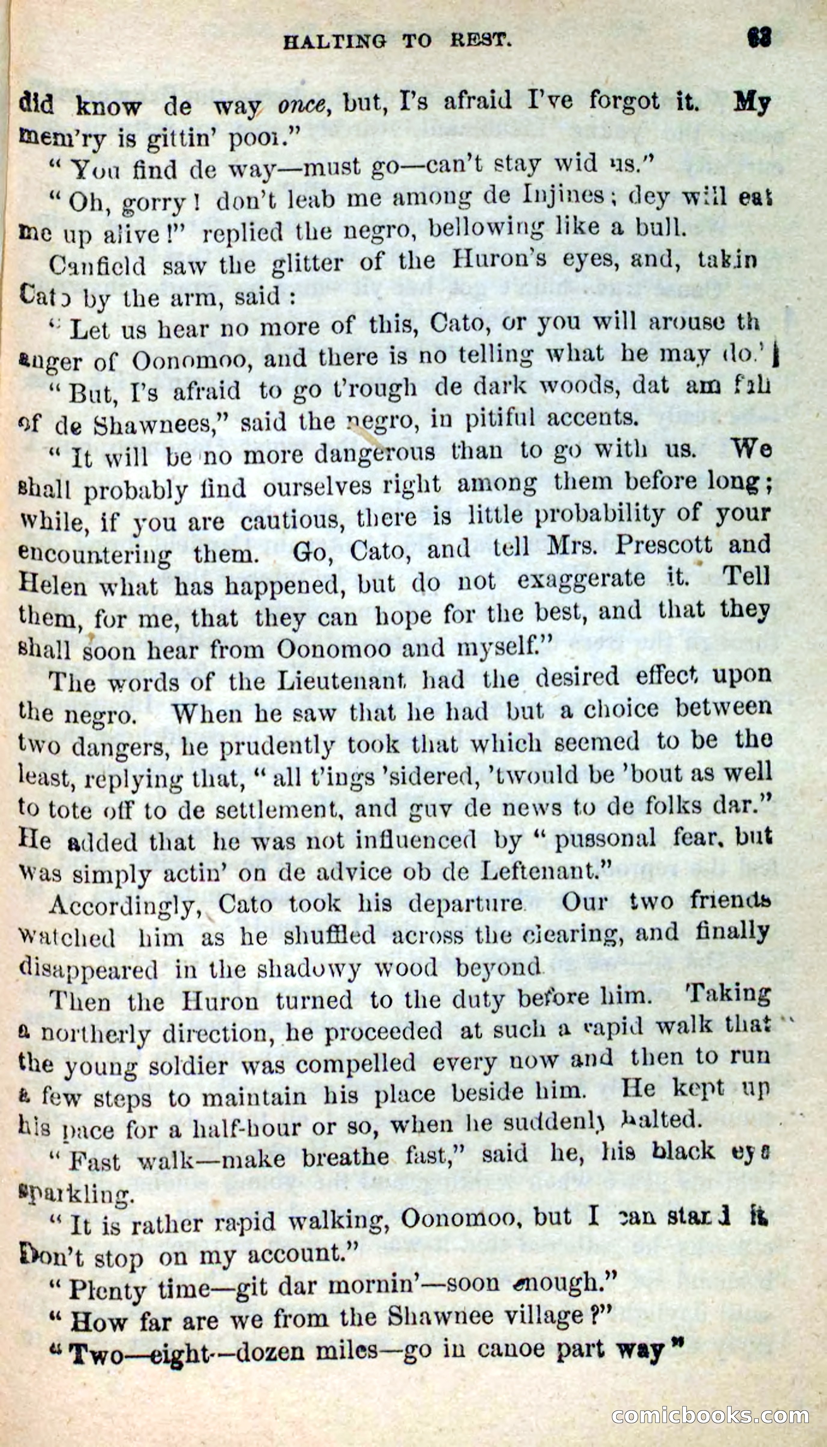 Beadle's New Dime Novels: Oonomoo, the Huron — page 61 of 116