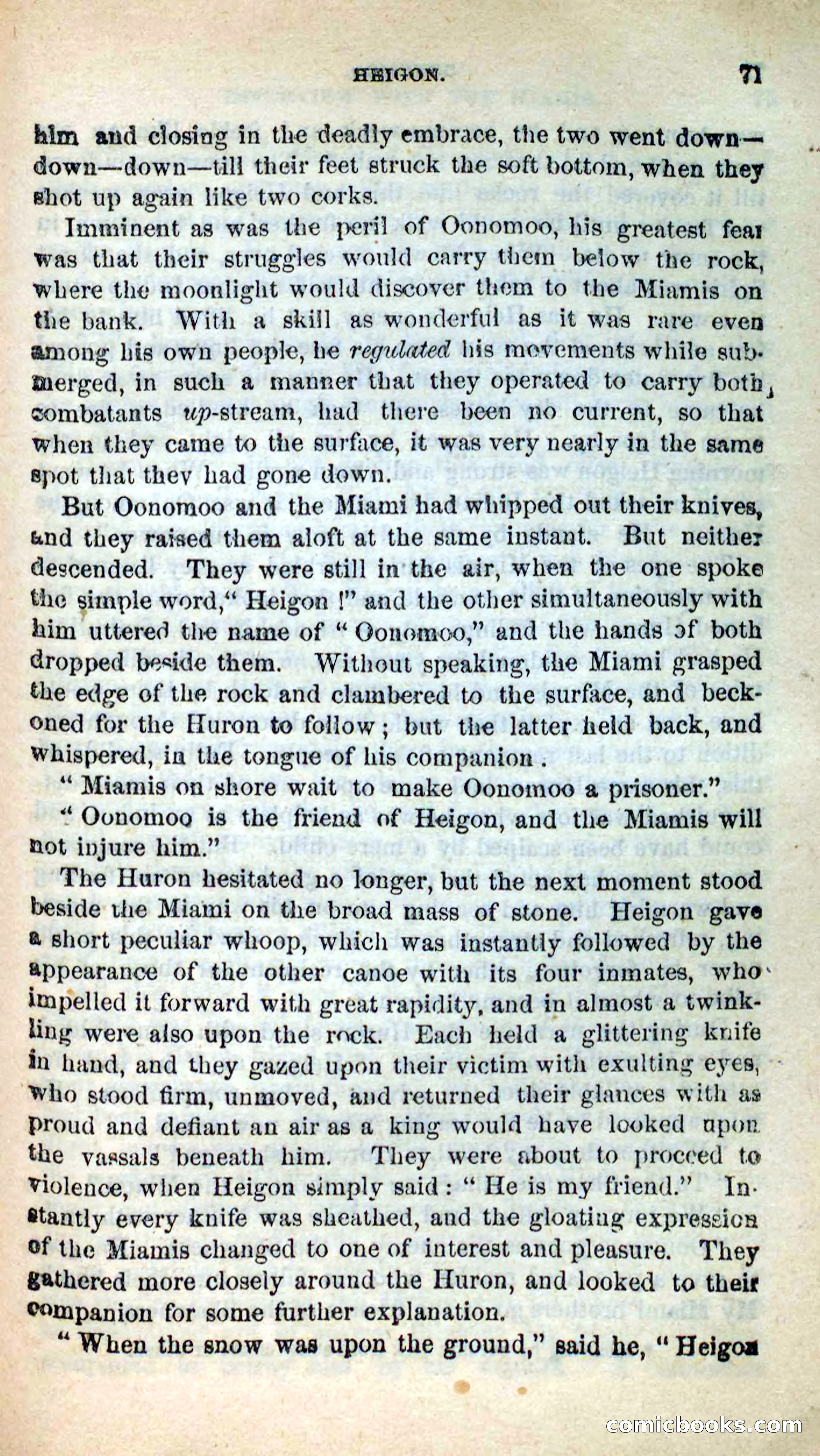 Beadle's New Dime Novels: Oonomoo, the Huron — page 69 of 116