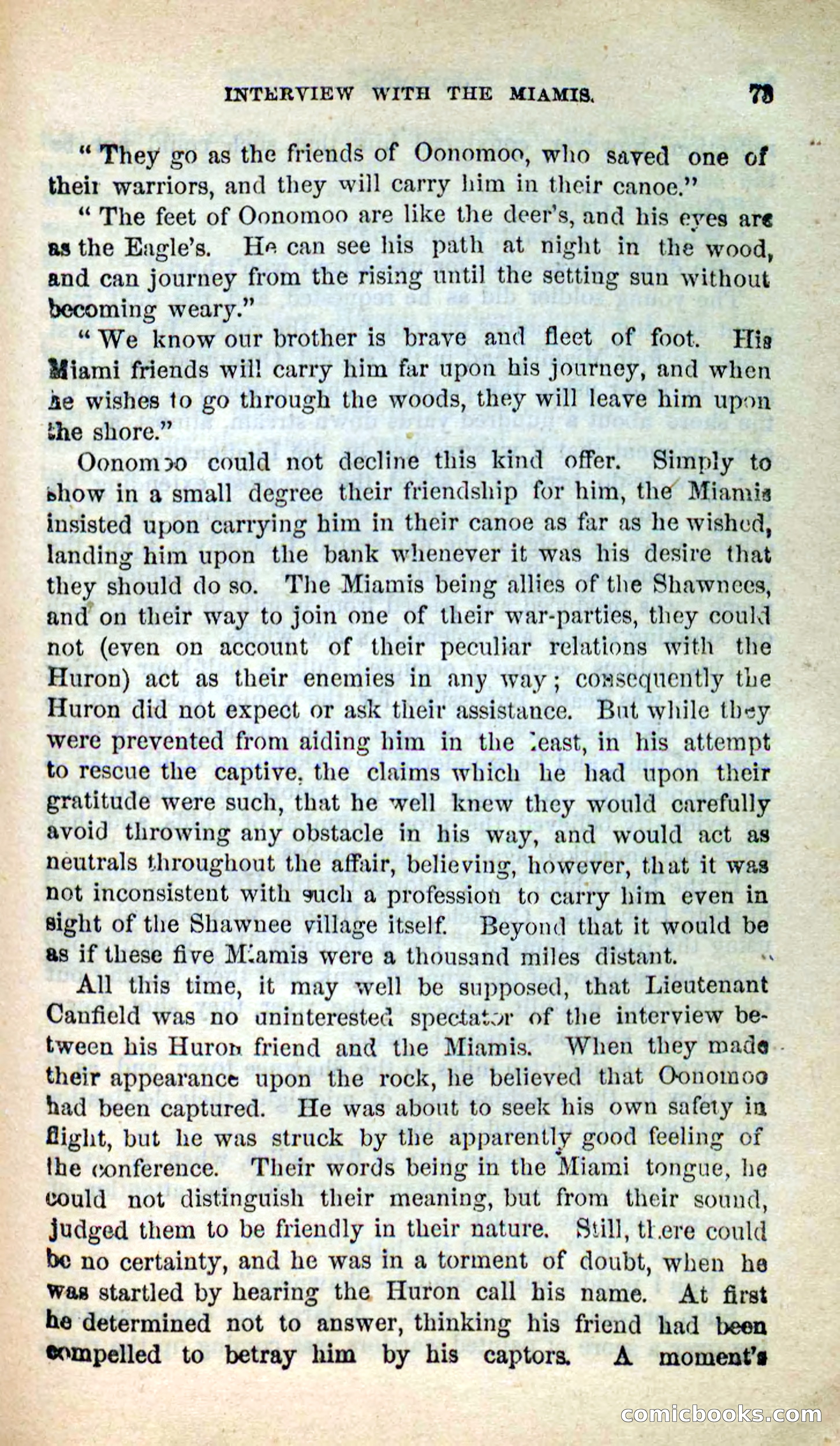 Beadle's New Dime Novels: Oonomoo, the Huron — page 71 of 116
