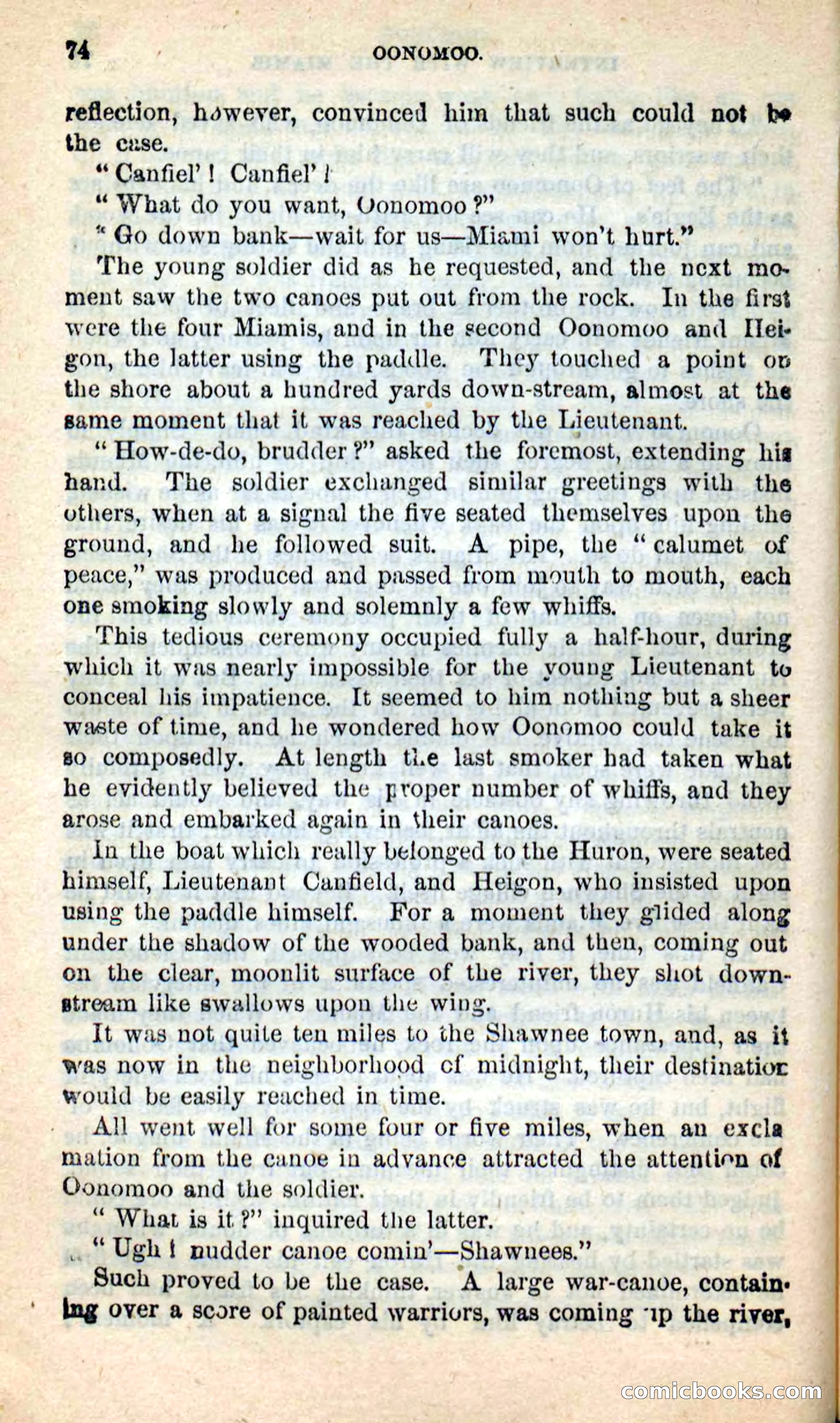 Beadle's New Dime Novels: Oonomoo, the Huron — page 72 of 116