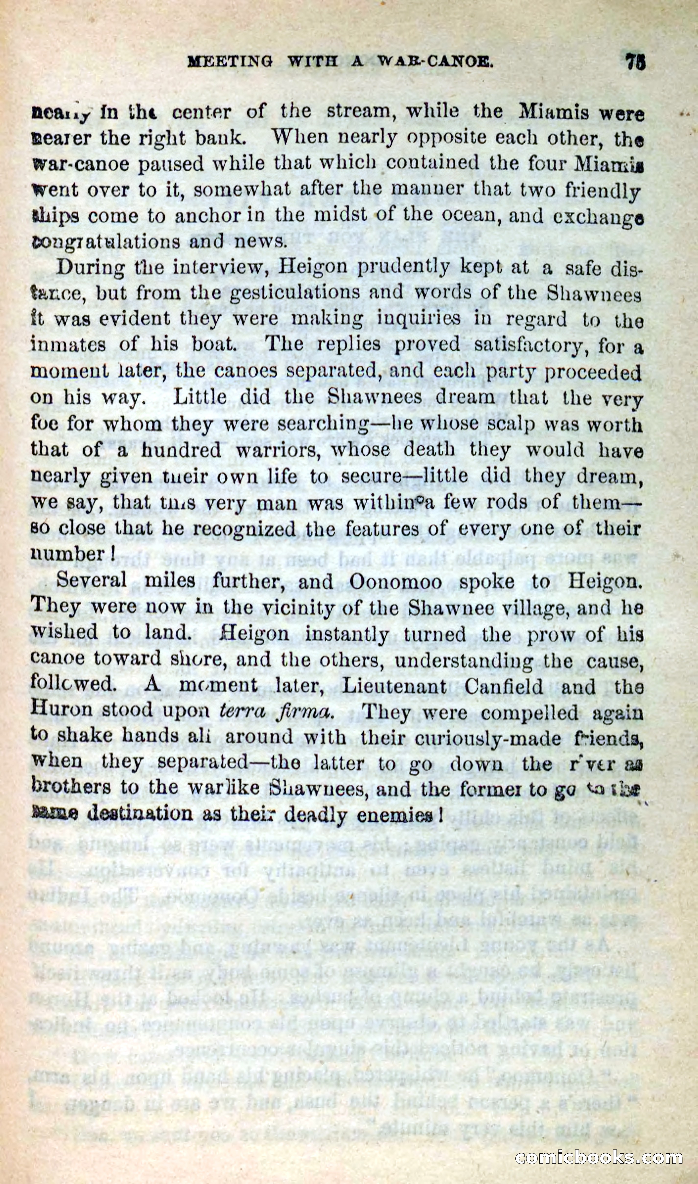 Beadle's New Dime Novels: Oonomoo, the Huron — page 73 of 116