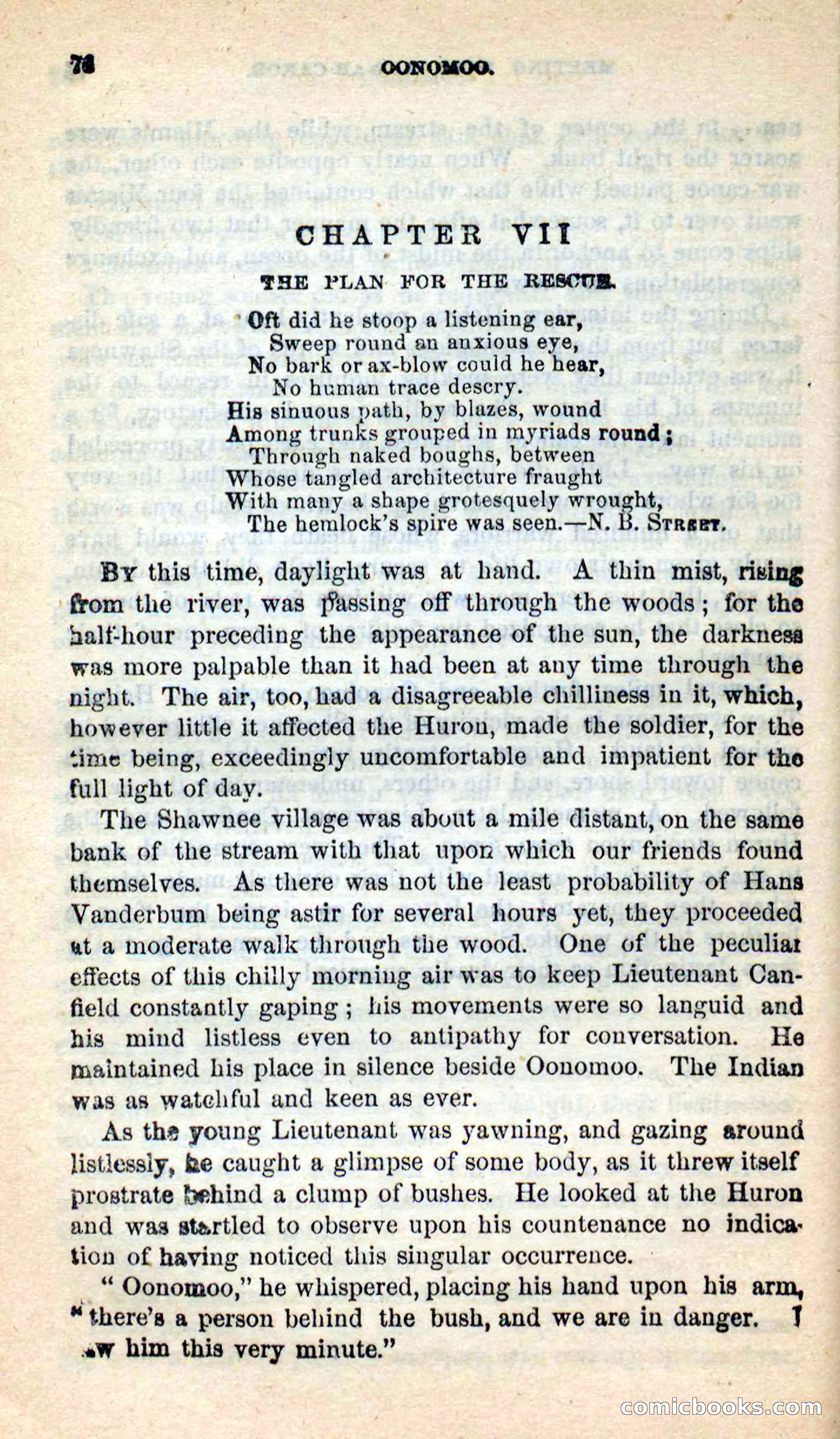 Beadle's New Dime Novels: Oonomoo, the Huron — page 74 of 116