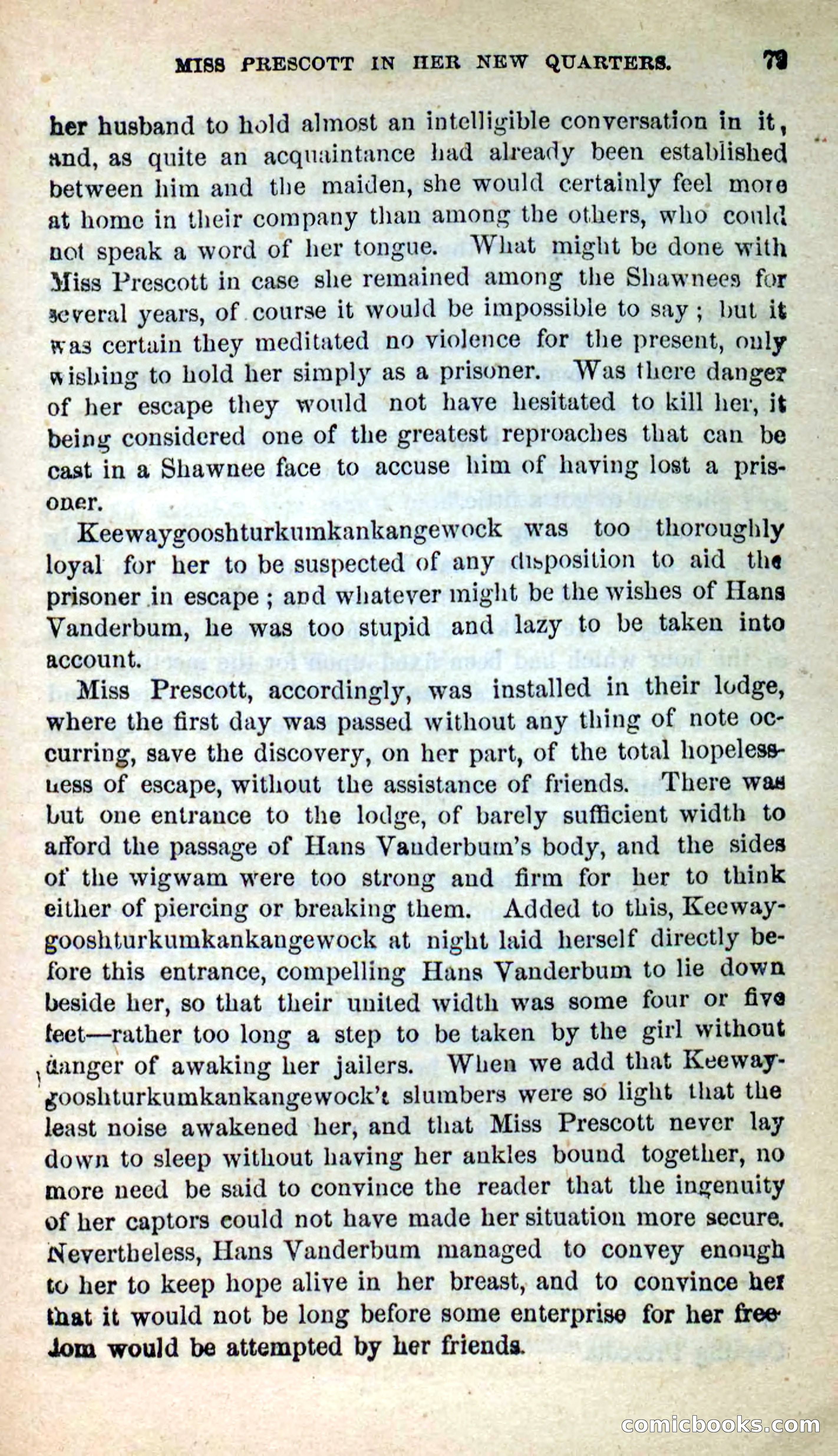 Beadle's New Dime Novels: Oonomoo, the Huron — page 77 of 116