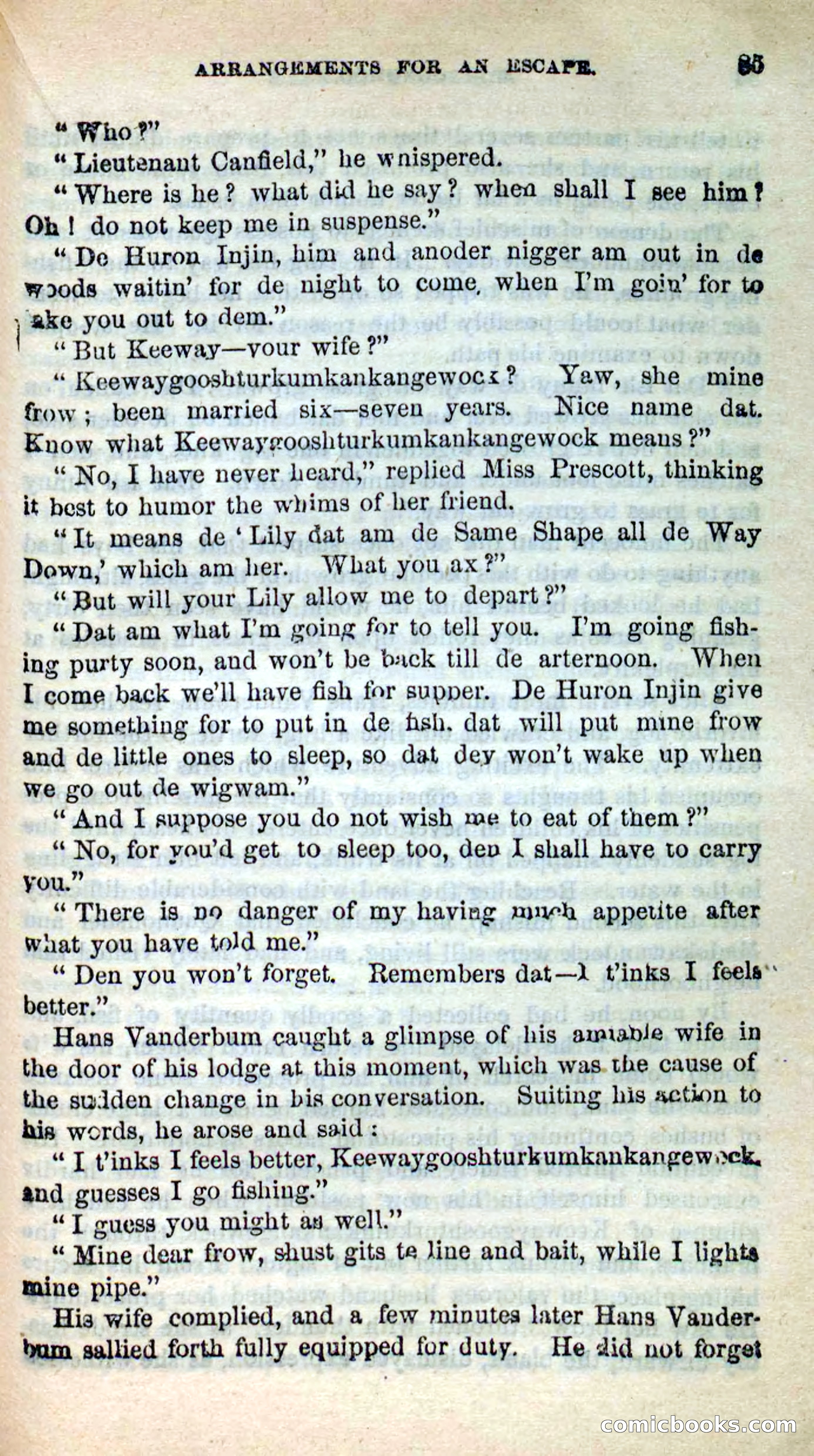 Beadle's New Dime Novels: Oonomoo, the Huron — page 83 of 116