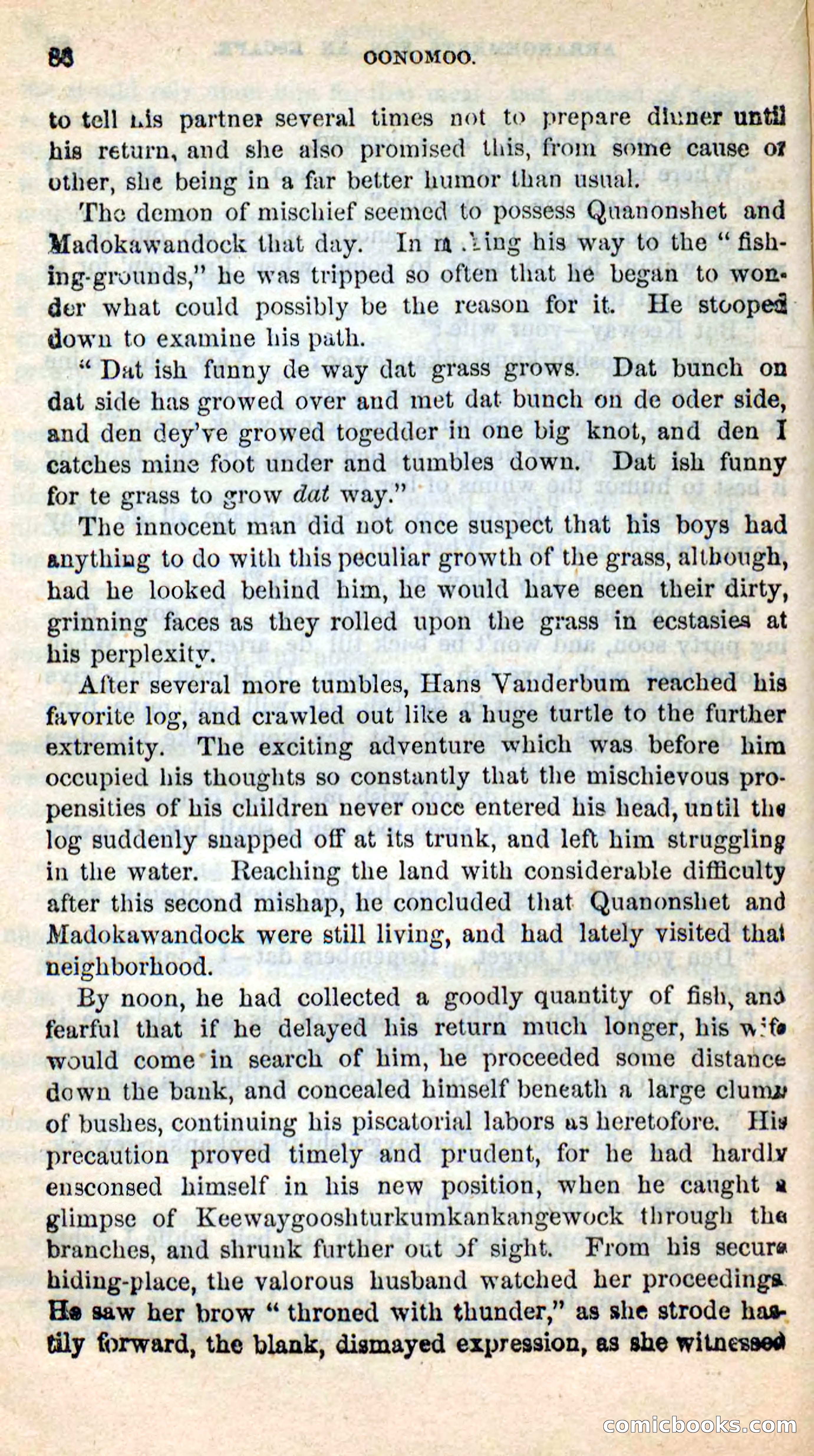 Beadle's New Dime Novels: Oonomoo, the Huron — page 84 of 116