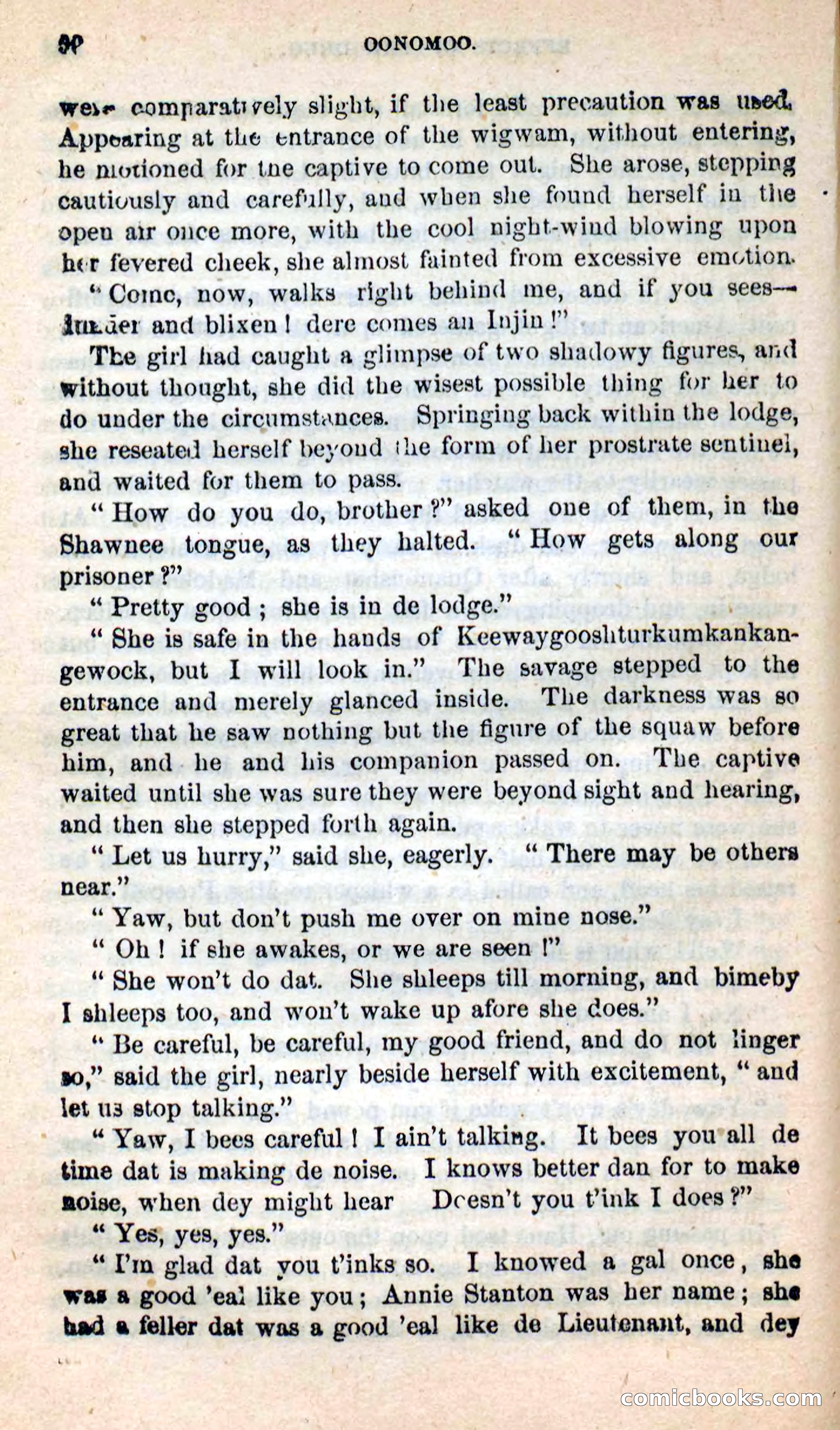 Beadle's New Dime Novels: Oonomoo, the Huron — page 88 of 116