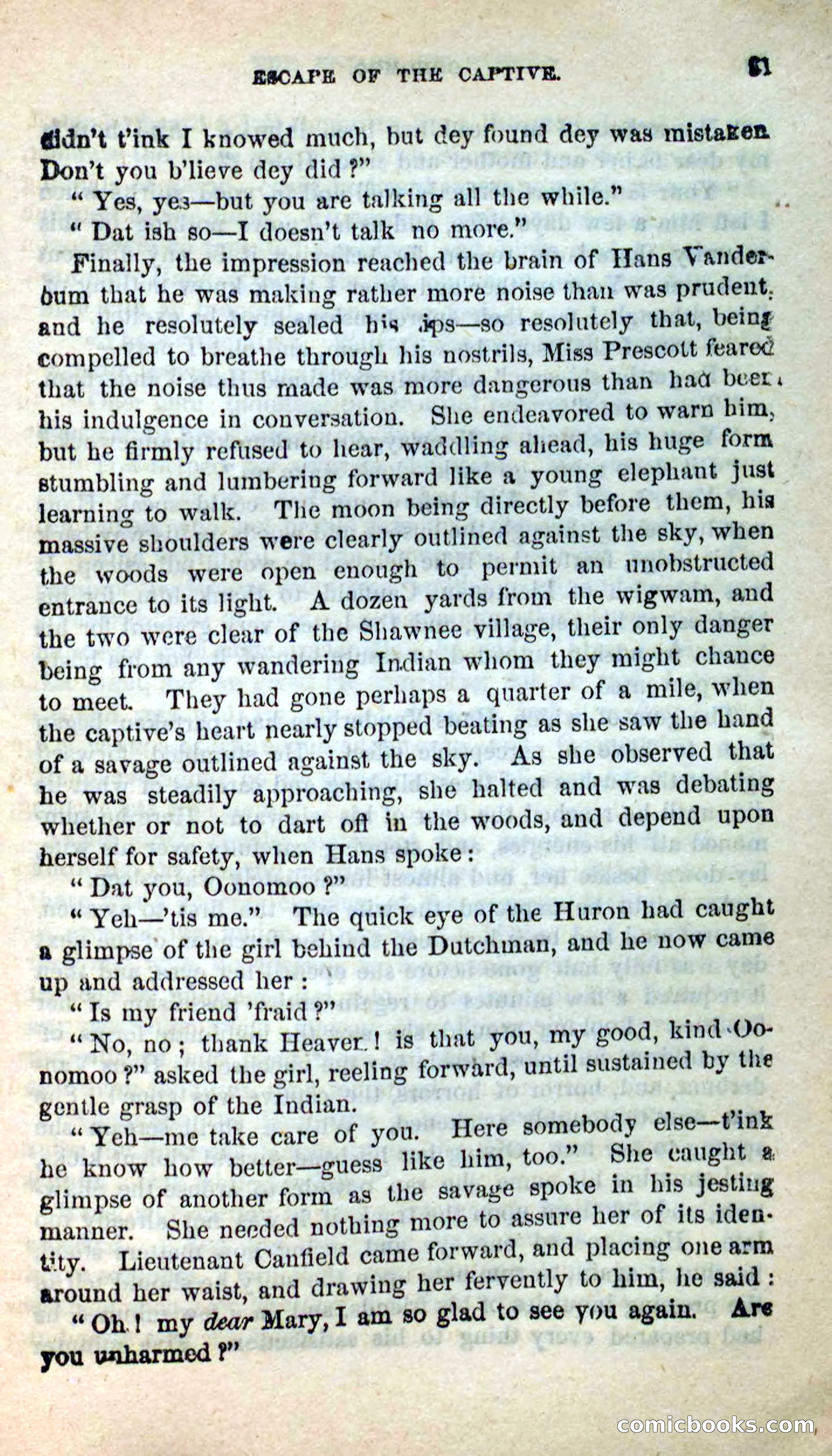 Beadle's New Dime Novels: Oonomoo, the Huron — page 89 of 116