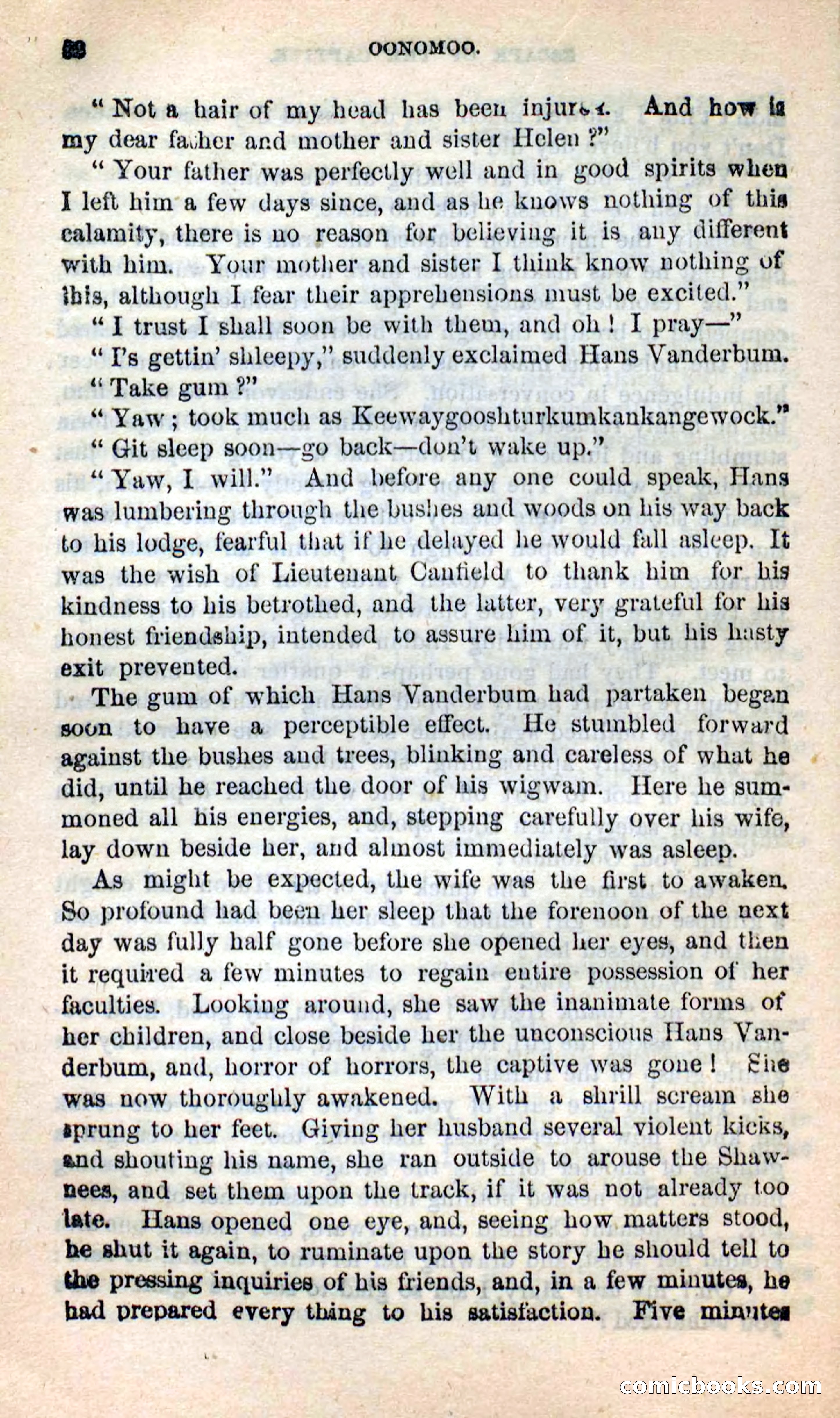 Beadle's New Dime Novels: Oonomoo, the Huron — page 90 of 116