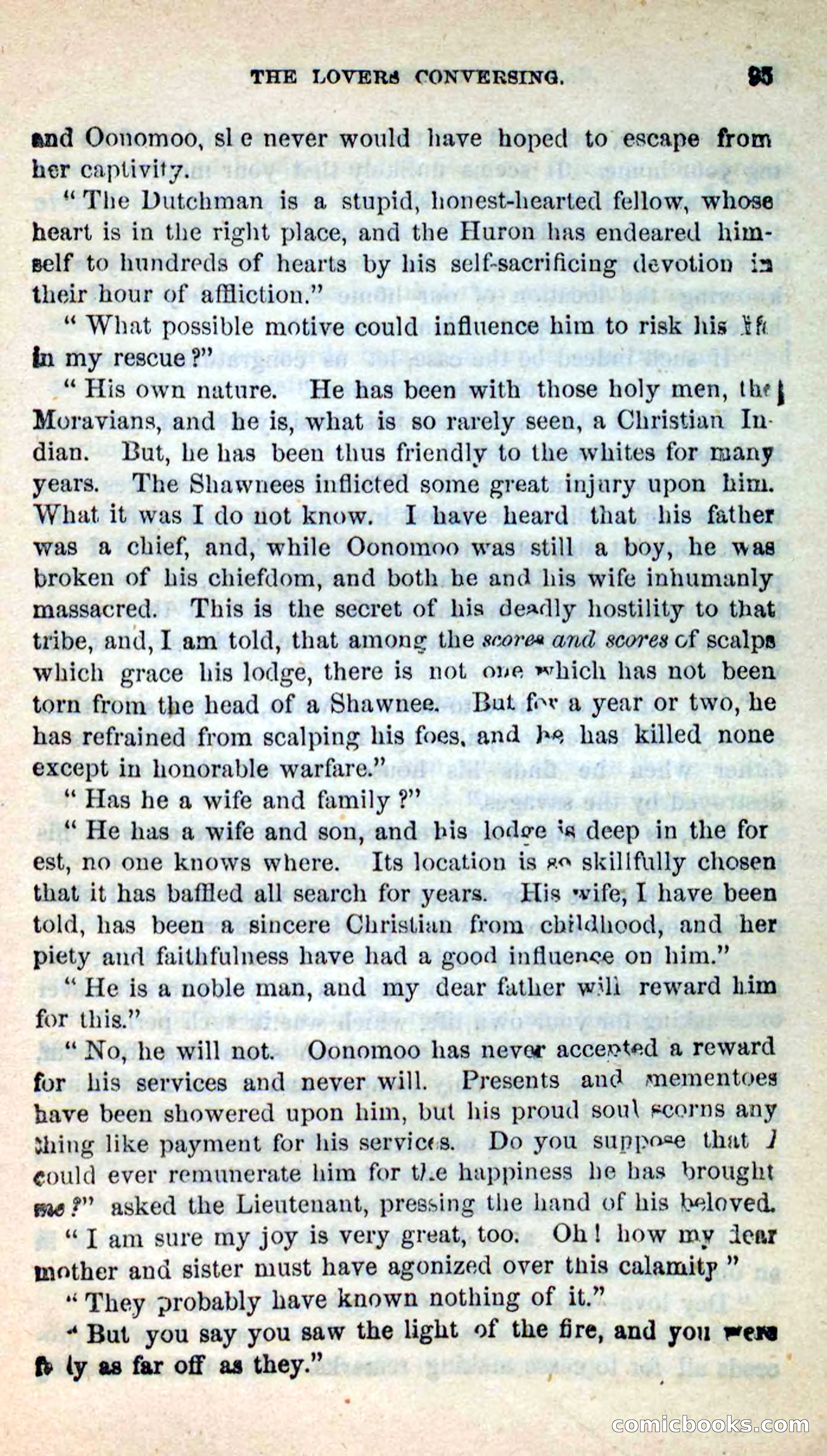 Beadle's New Dime Novels: Oonomoo, the Huron — page 93 of 116