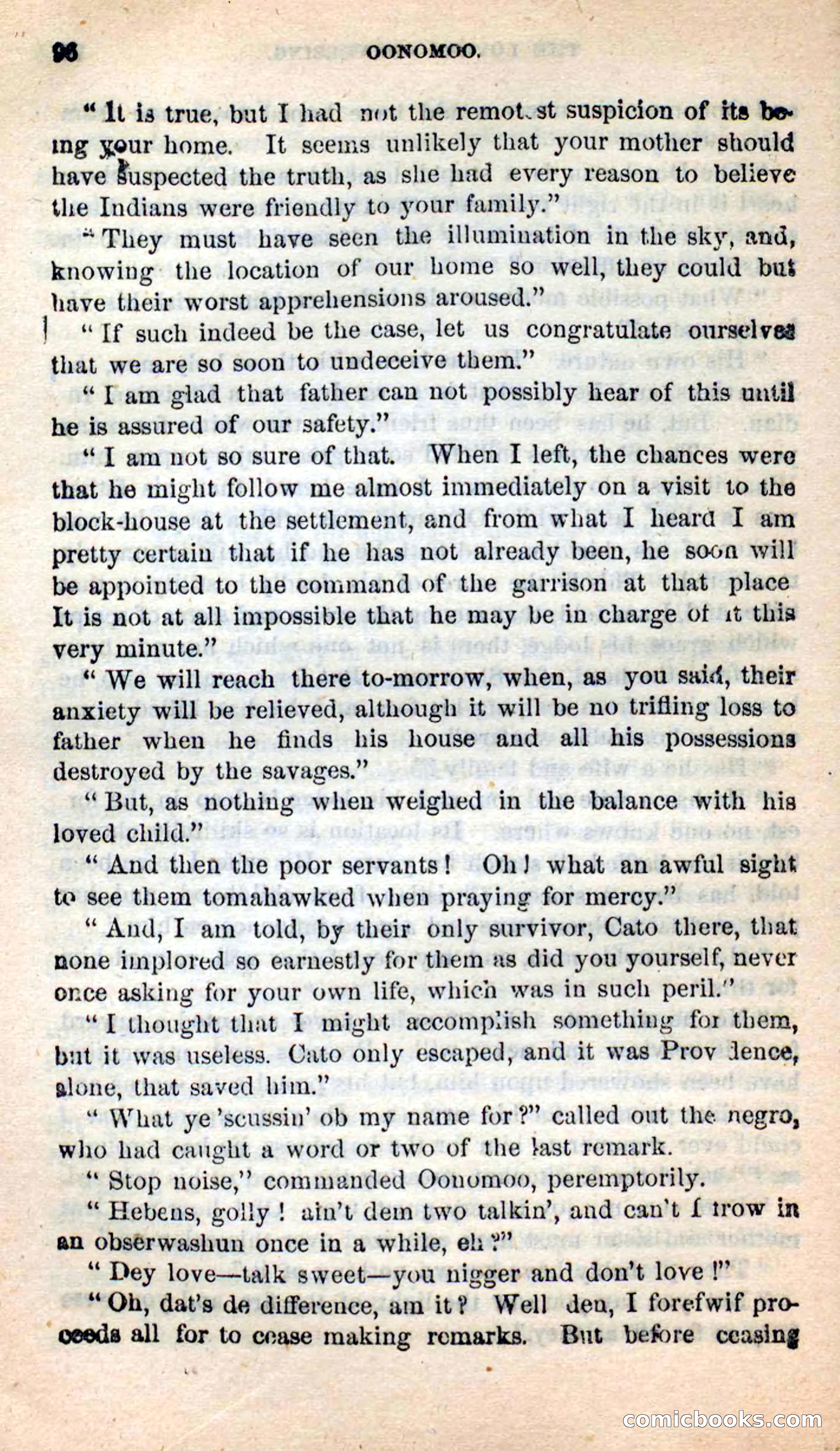 Beadle's New Dime Novels: Oonomoo, the Huron — page 94 of 116
