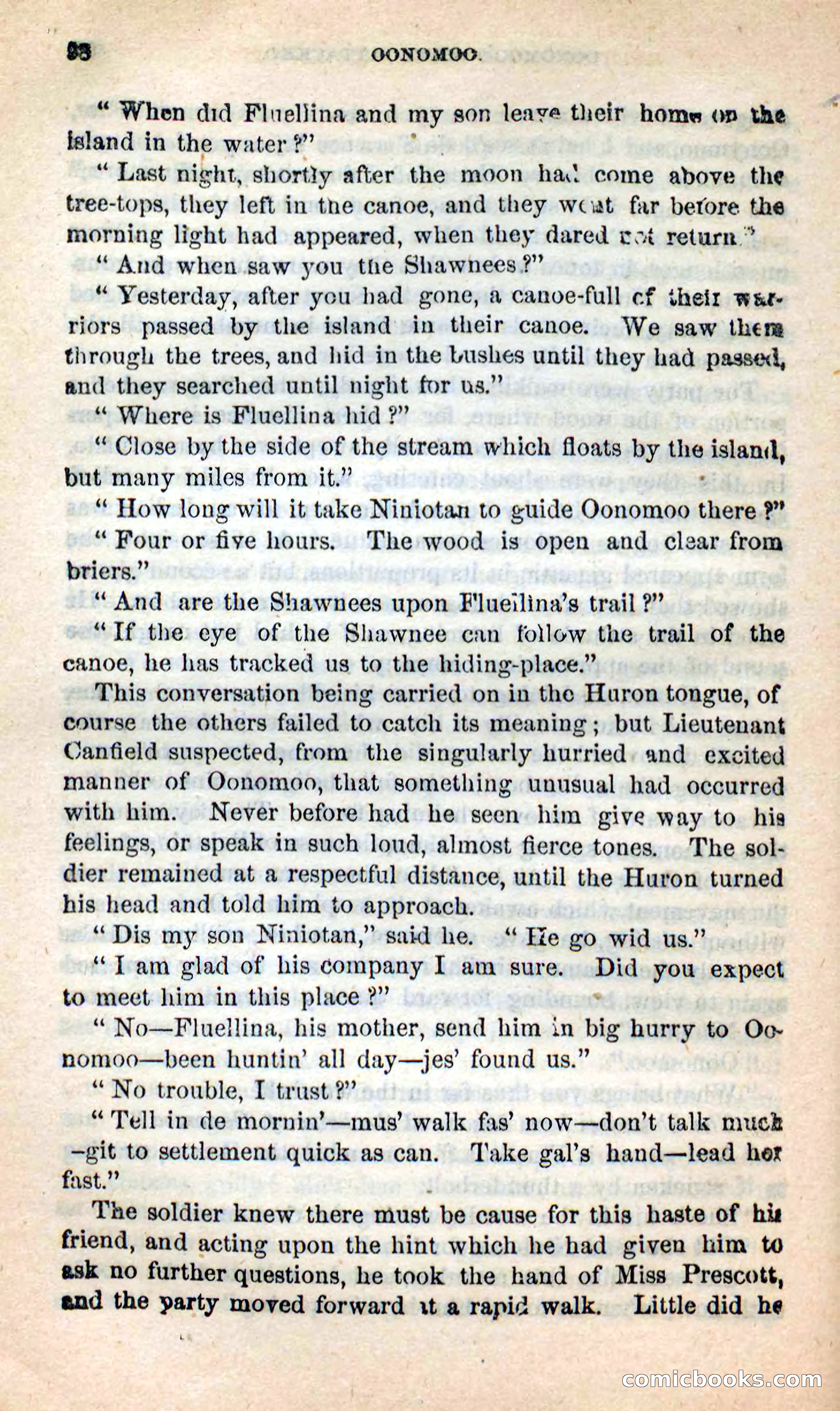 Beadle's New Dime Novels: Oonomoo, the Huron — page 96 of 116