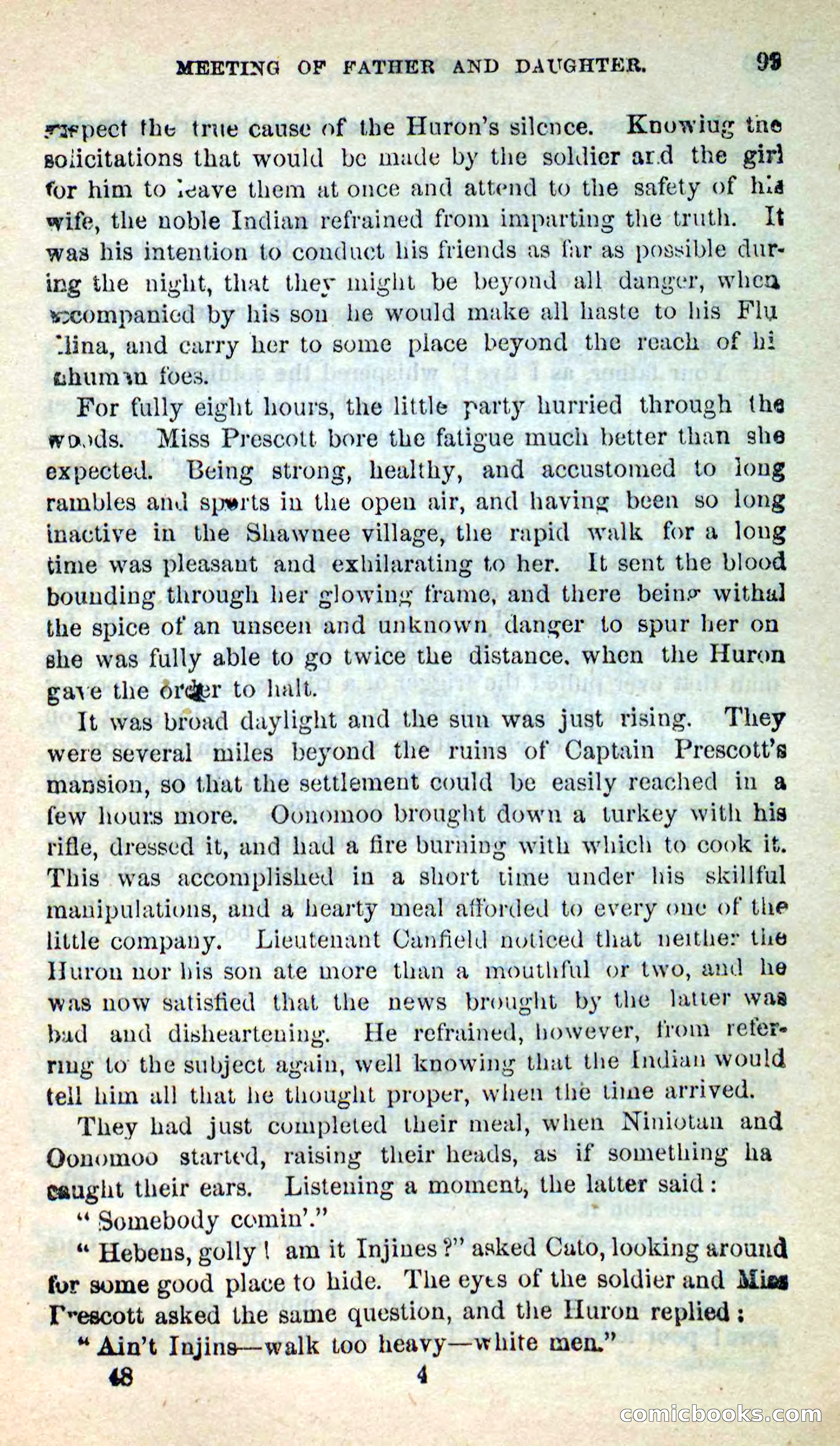 Beadle's New Dime Novels: Oonomoo, the Huron — page 97 of 116