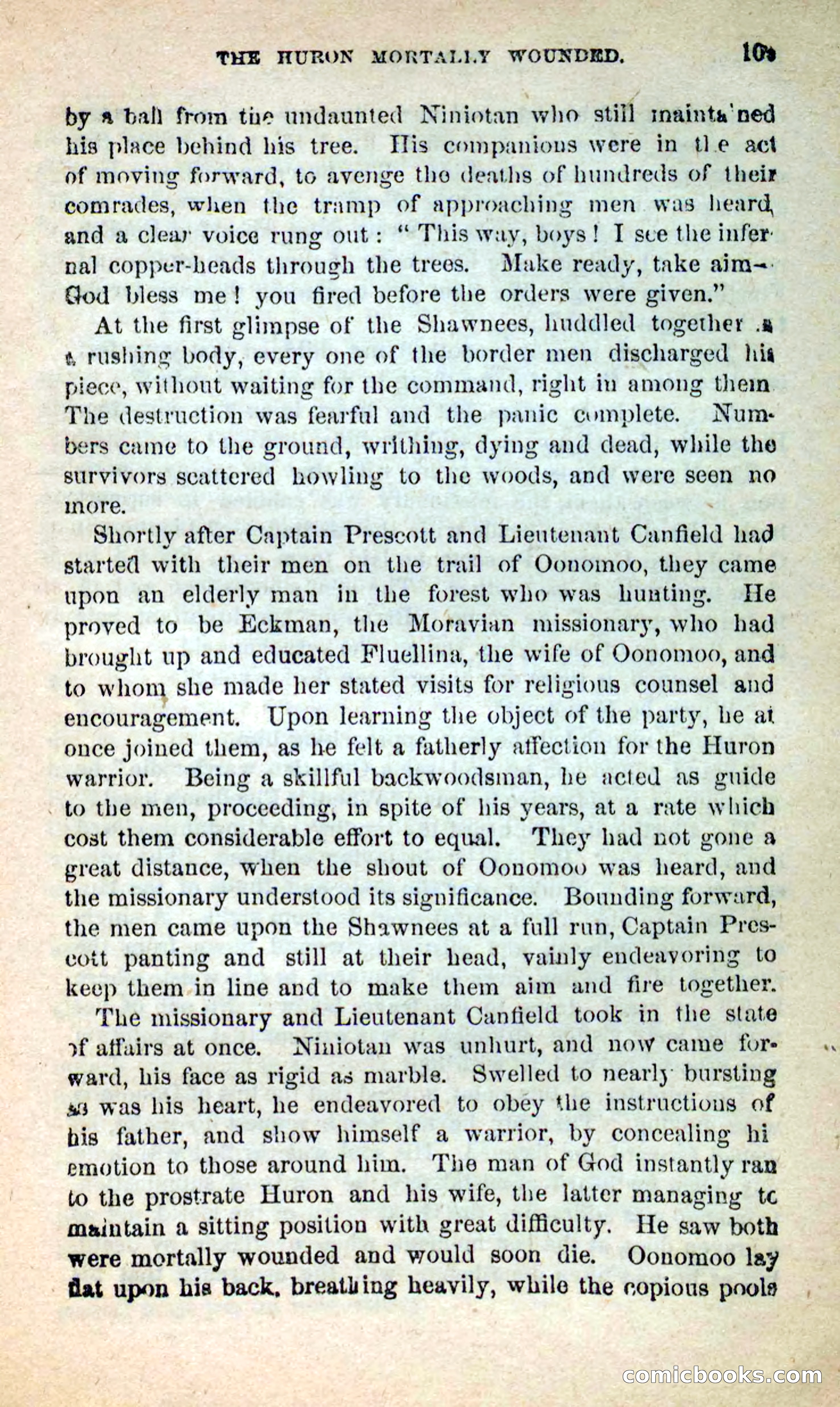 Beadle's New Dime Novels: Oonomoo, the Huron — page 107 of 116