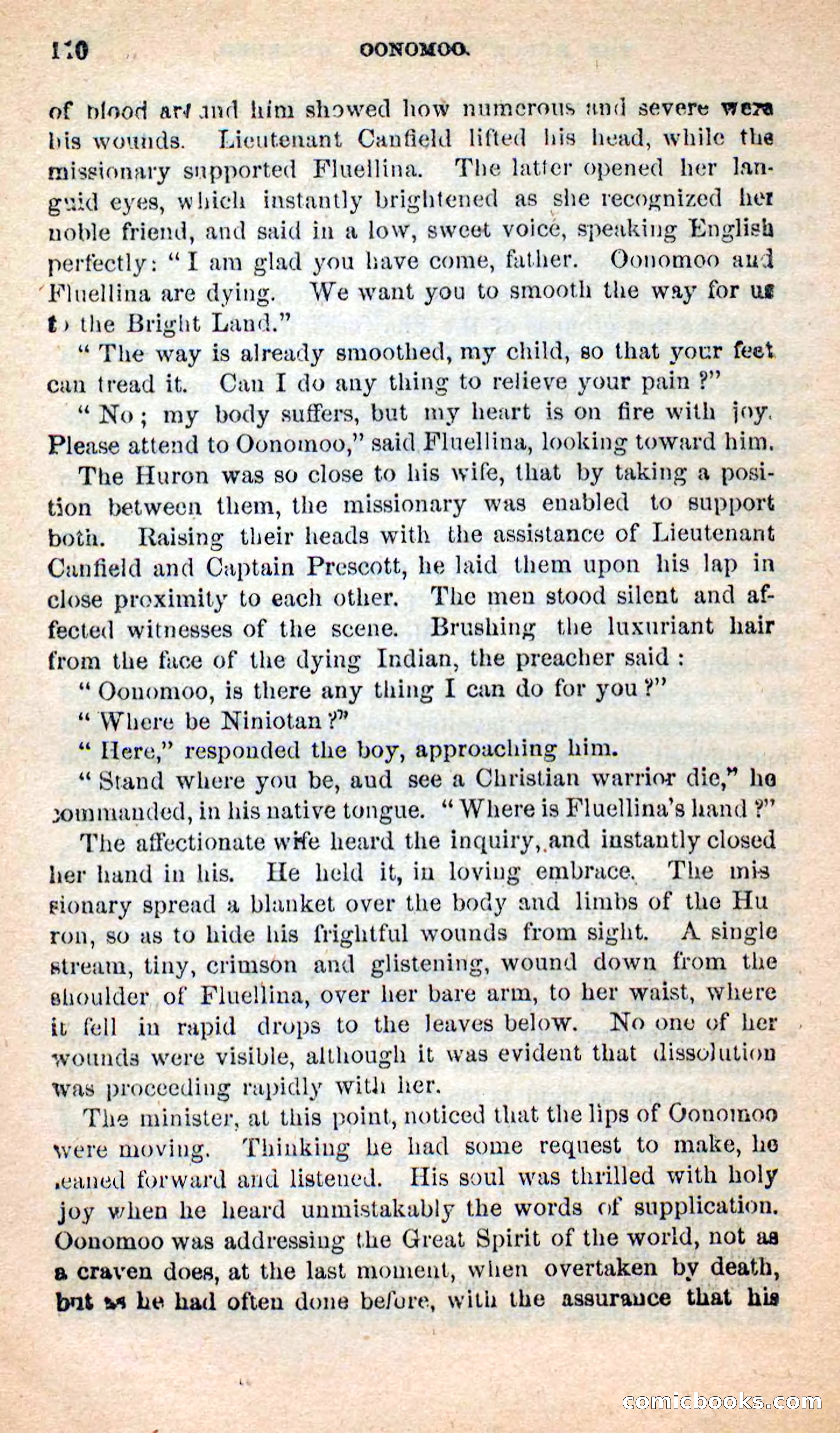 Beadle's New Dime Novels: Oonomoo, the Huron — page 108 of 116