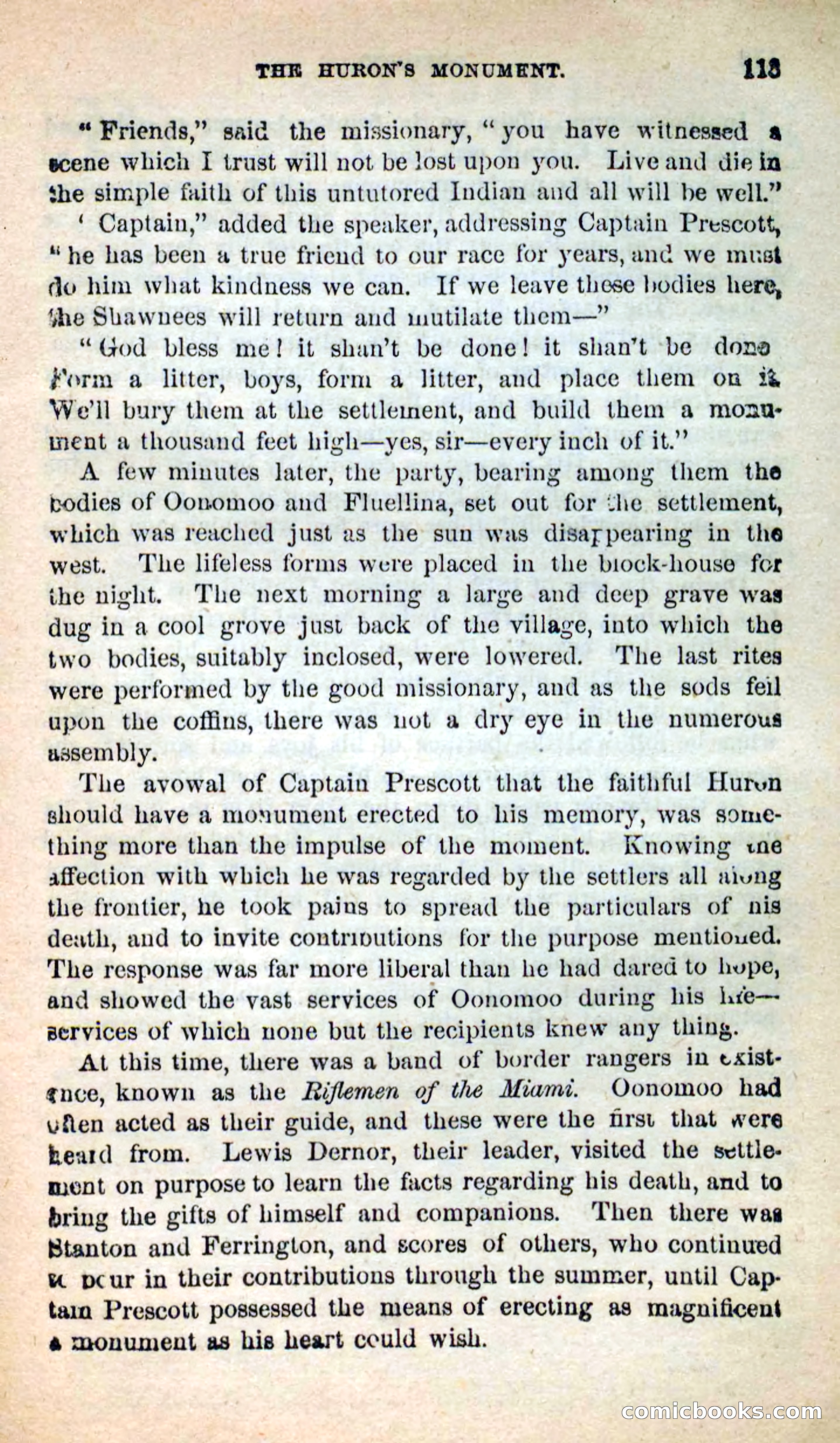 Beadle's New Dime Novels: Oonomoo, the Huron — page 111 of 116