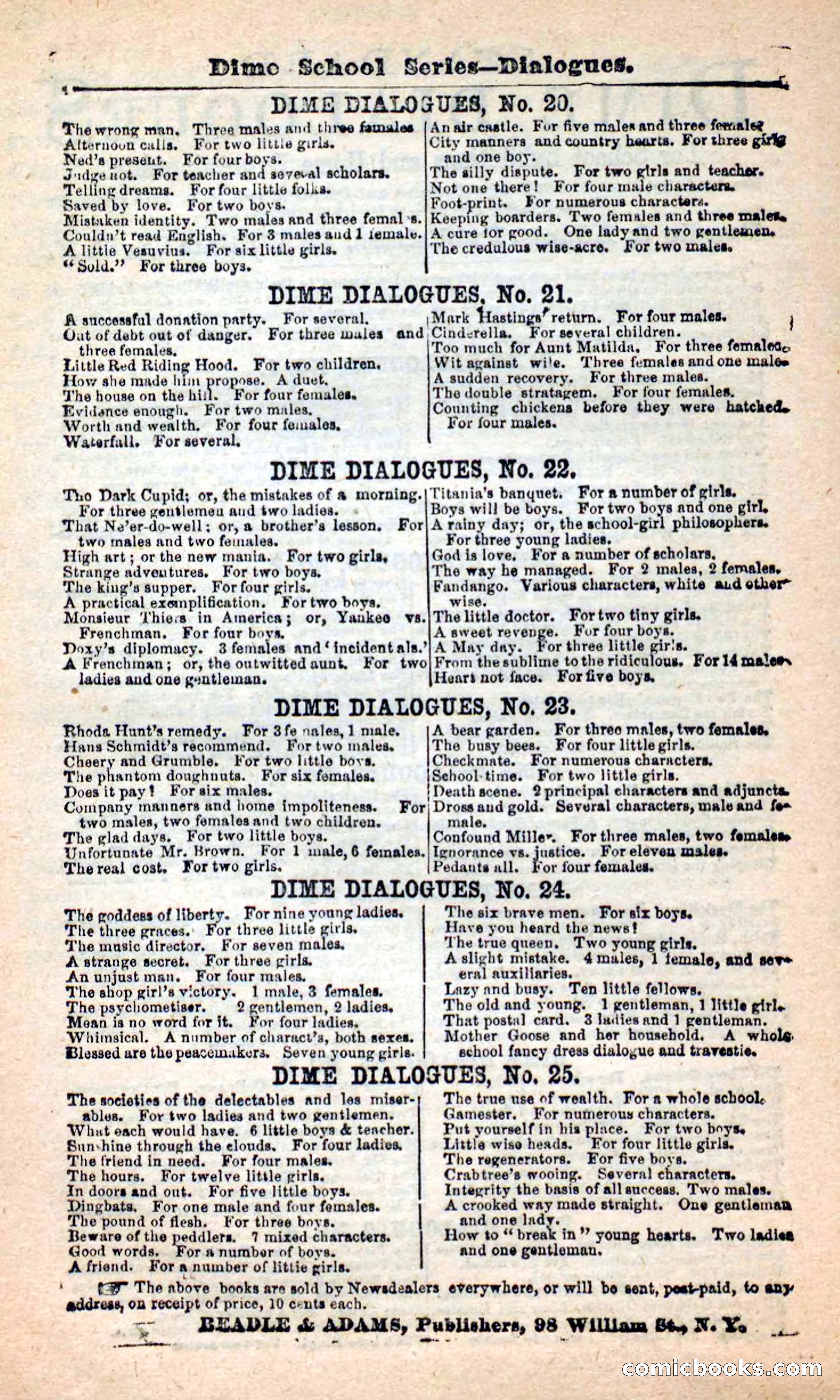 Beadle's New Dime Novels: Oonomoo, the Huron — page 114 of 116