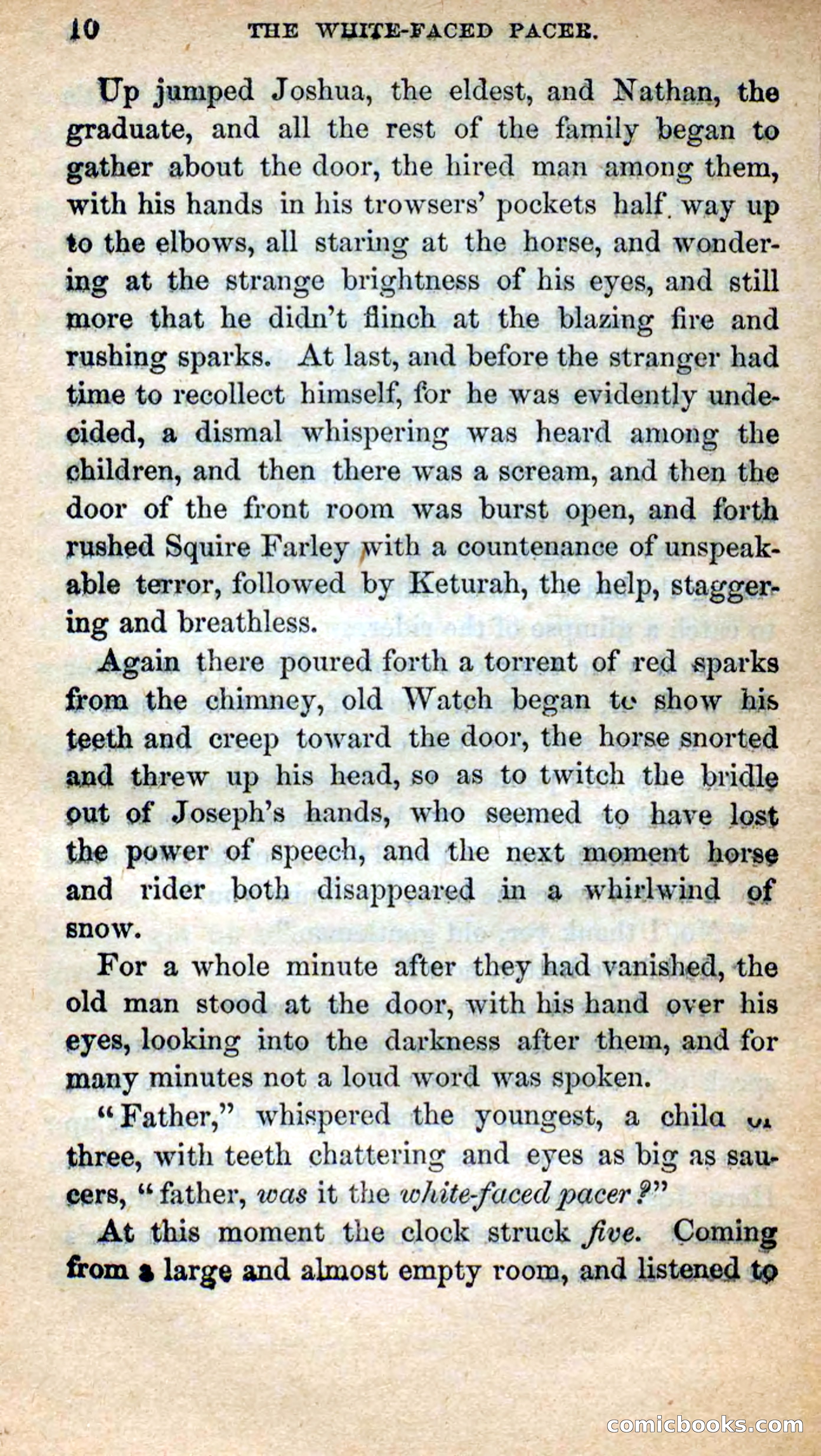 The White-Faced Pacer — page 8 of 101