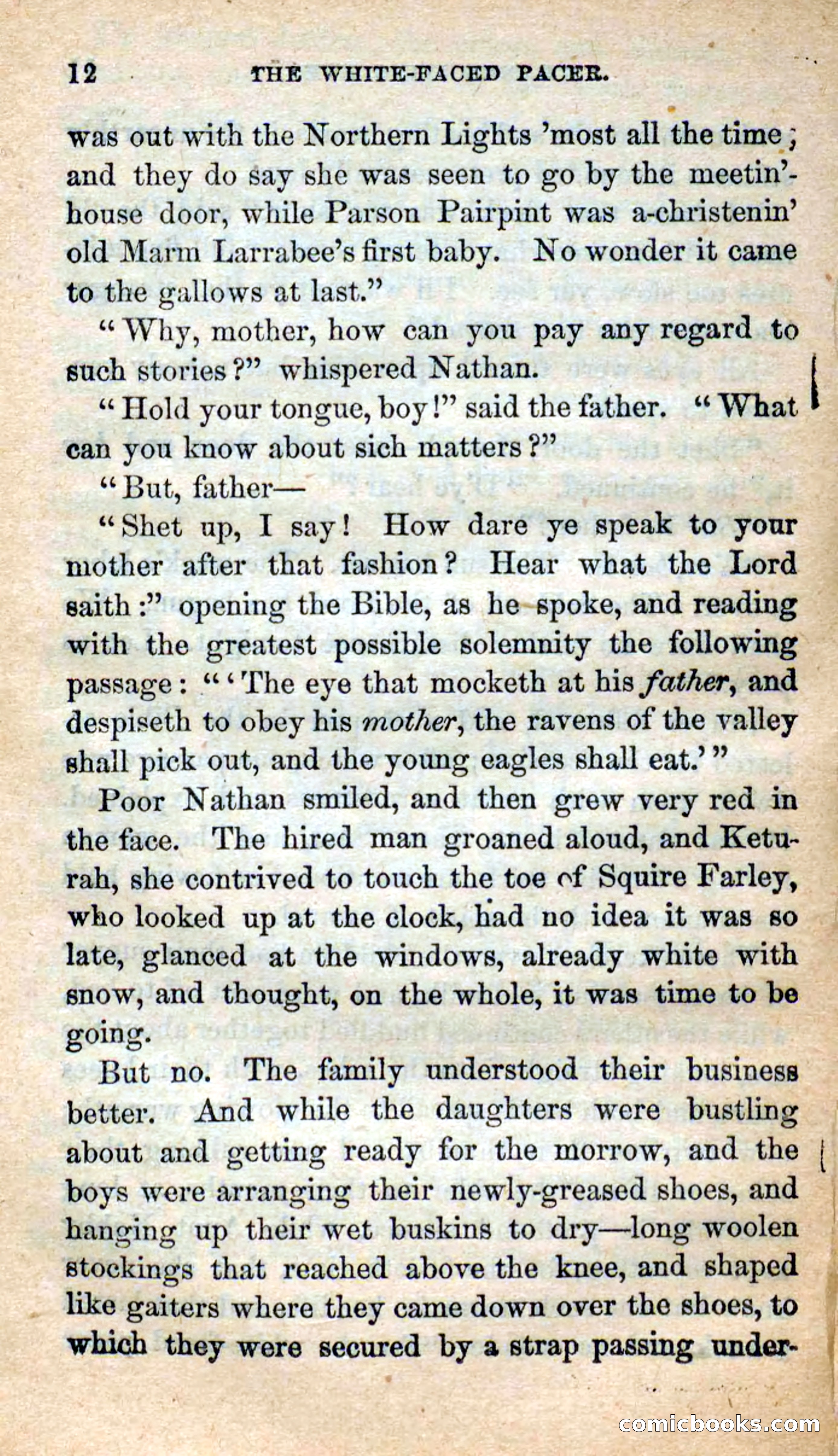 The White-Faced Pacer — page 10 of 101