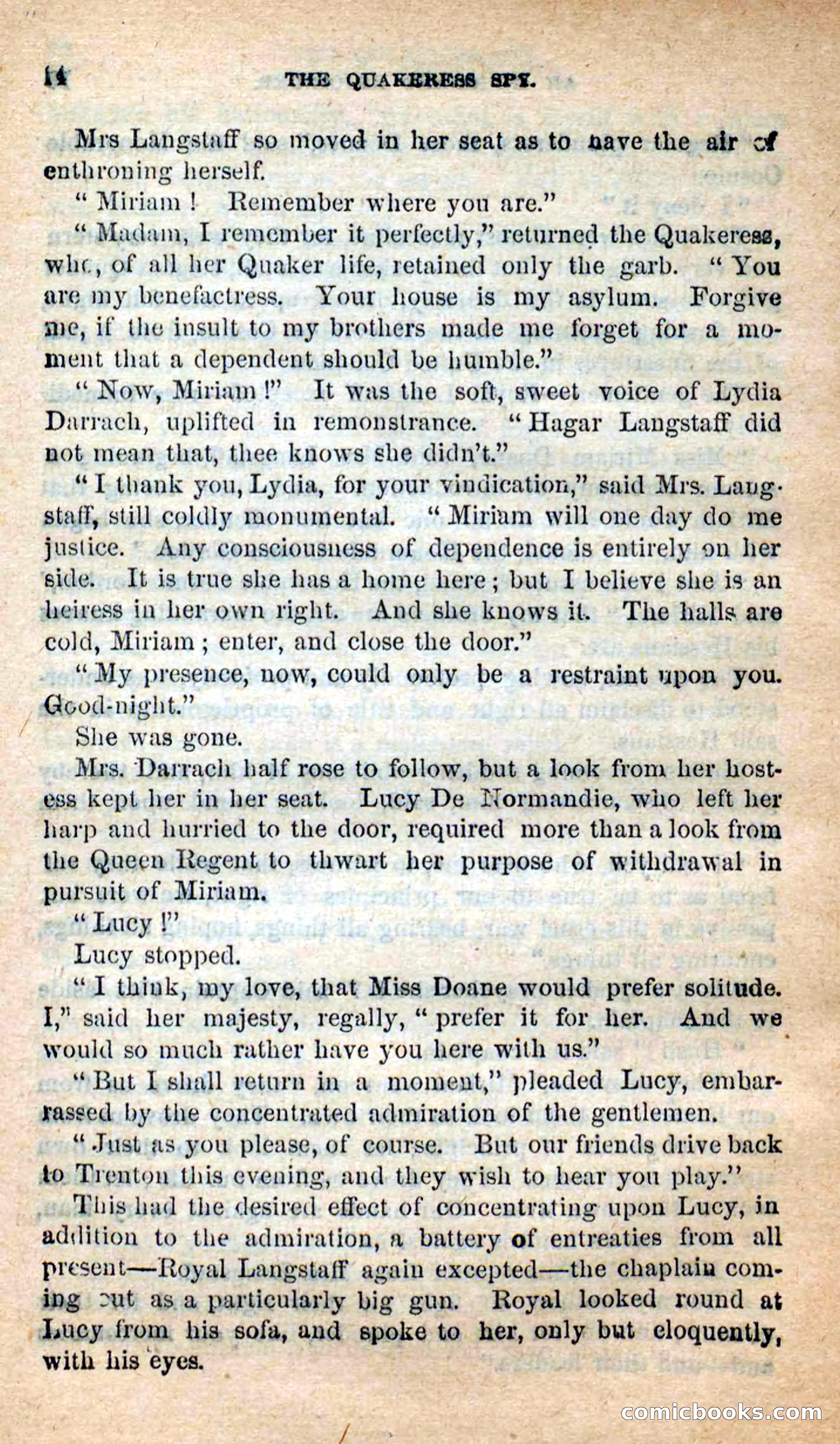 The Quakeress Spy — page 10 of 100