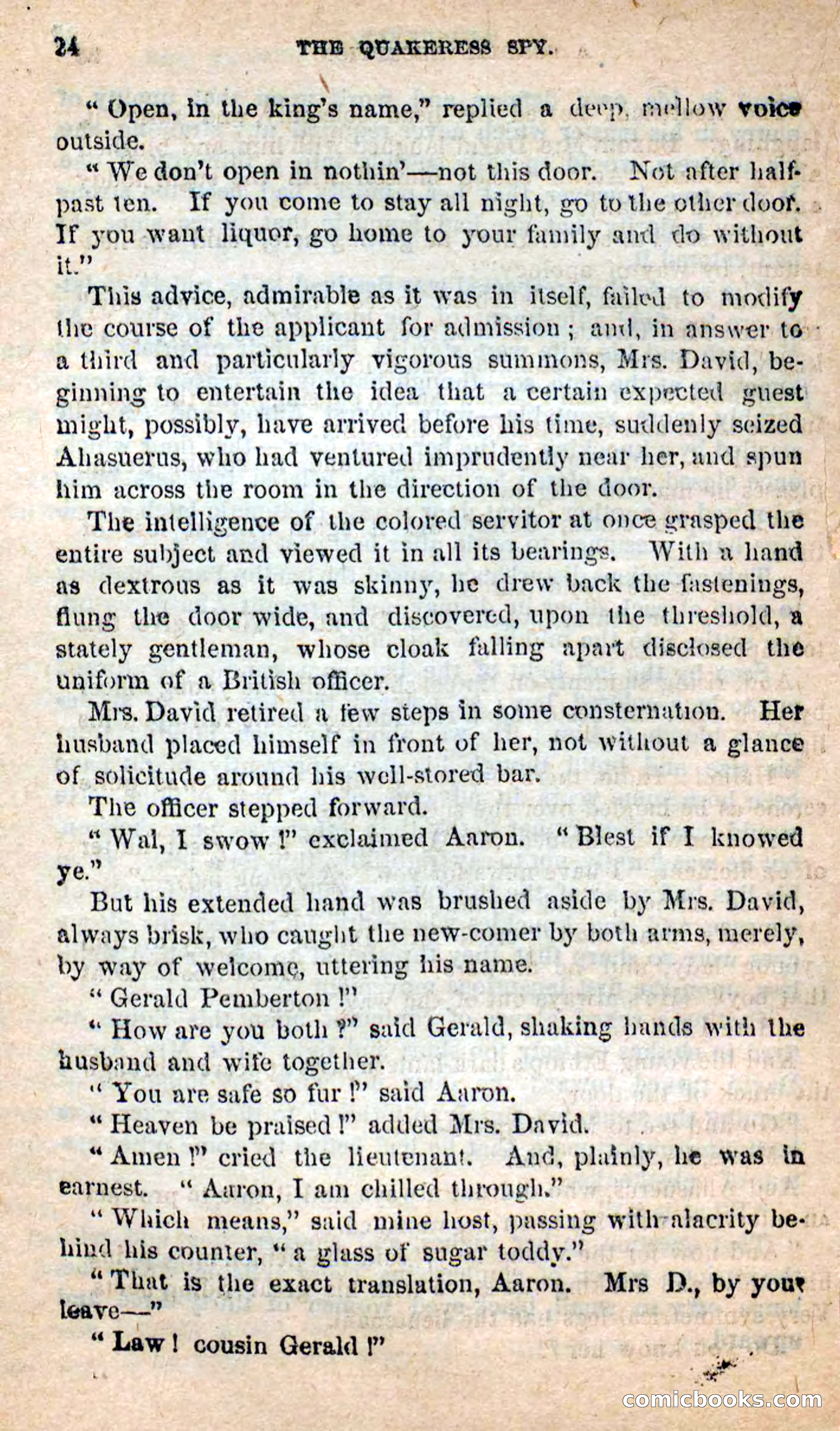 The Quakeress Spy — page 20 of 100