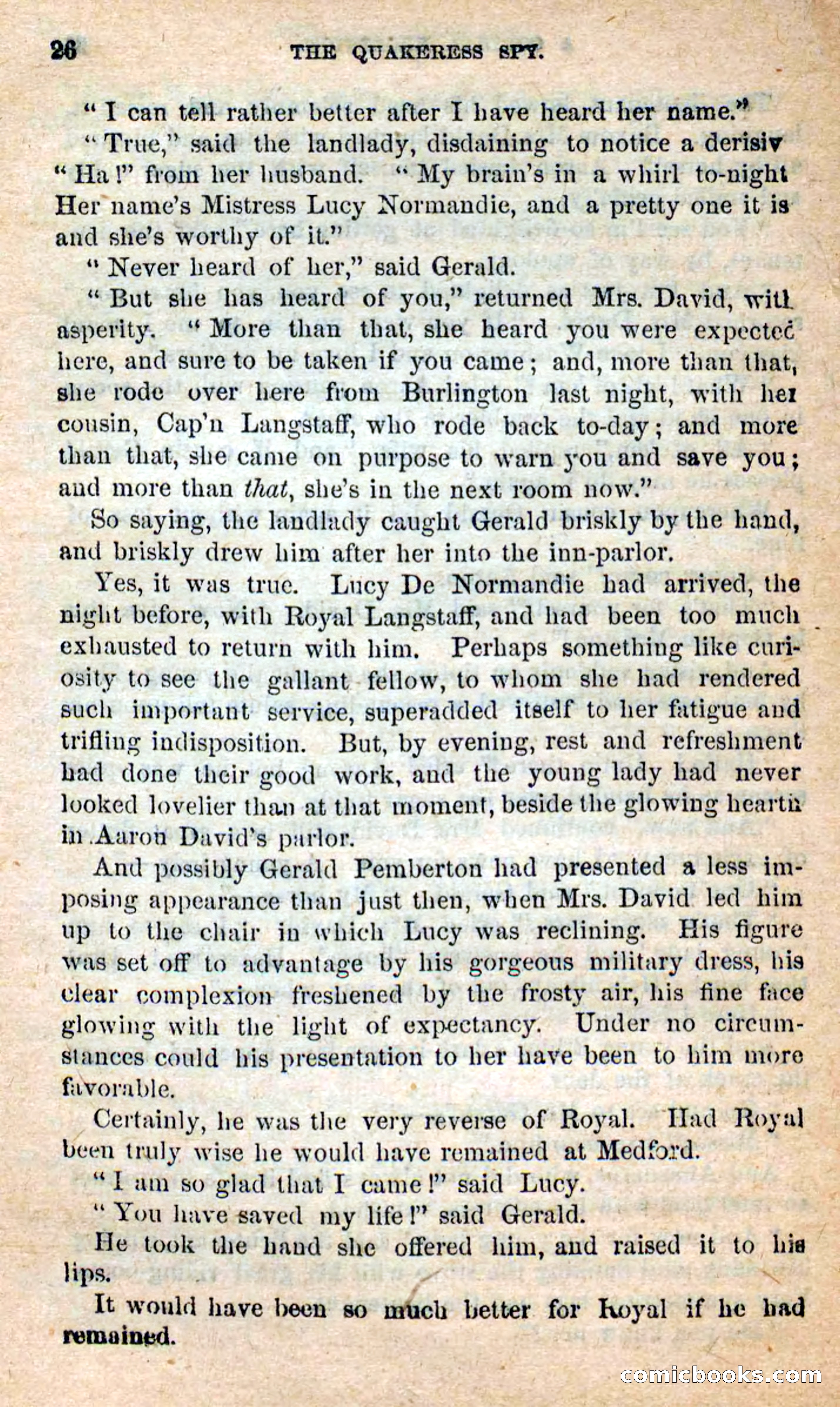 The Quakeress Spy — page 22 of 100