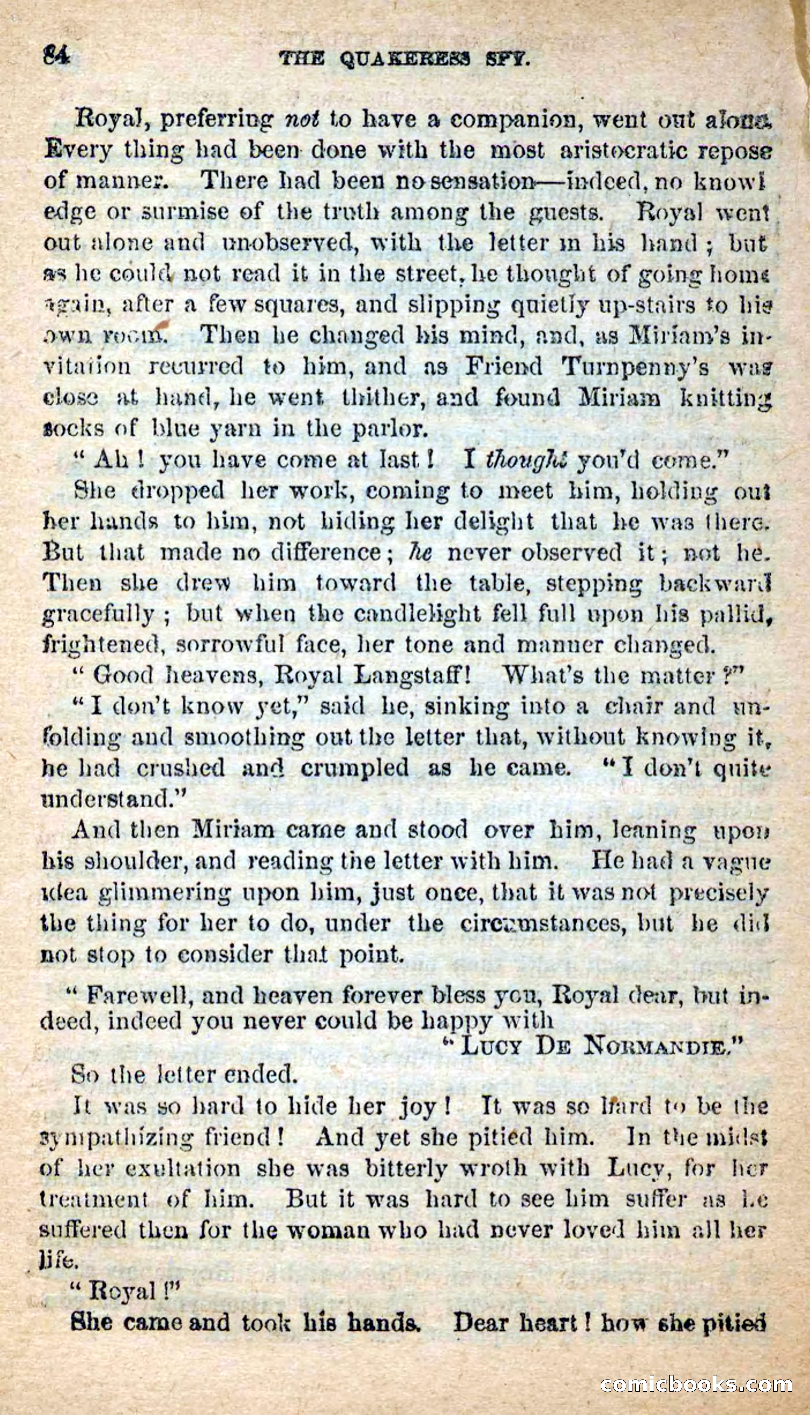 The Quakeress Spy — page 80 of 100