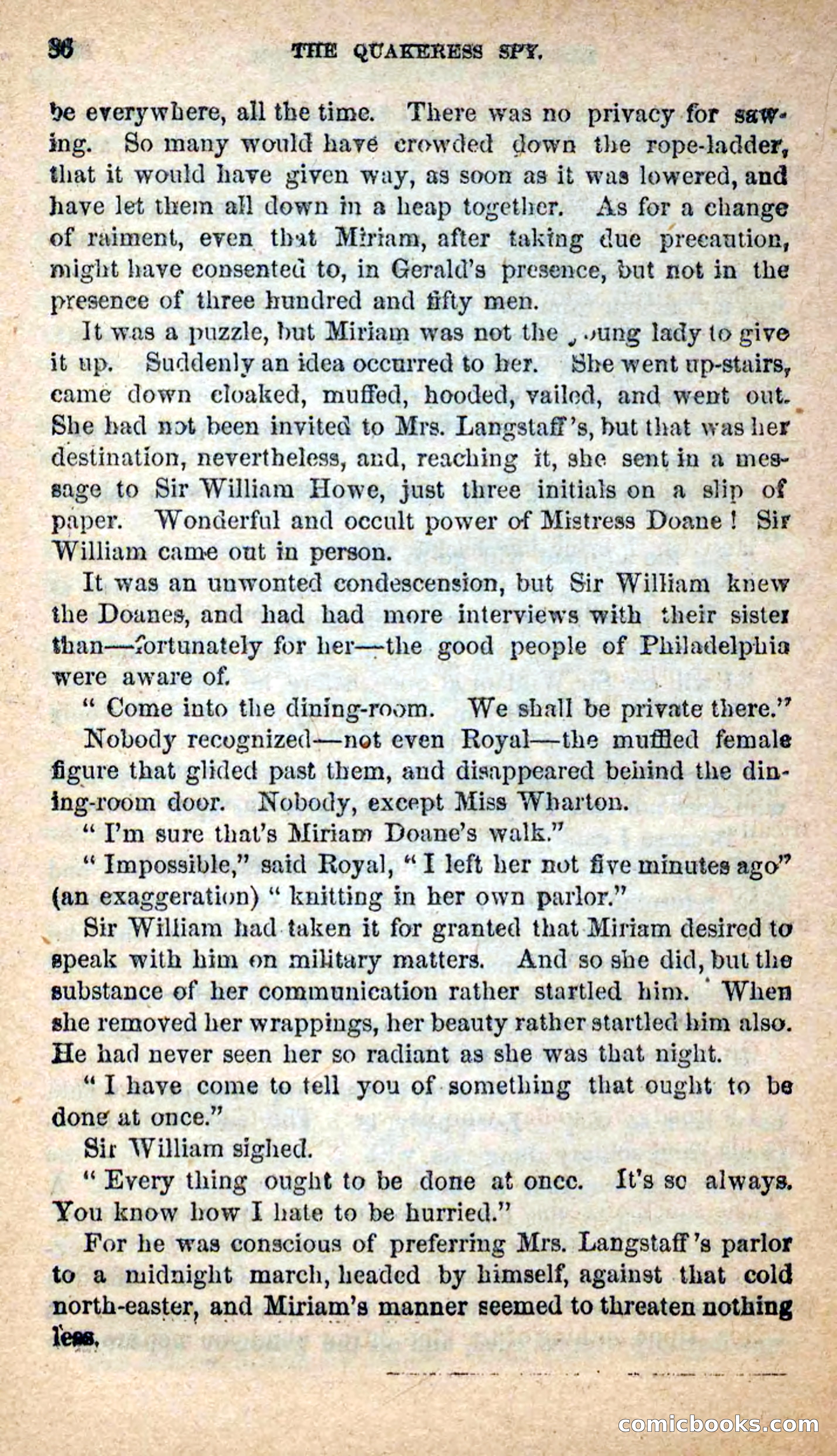 The Quakeress Spy — page 82 of 100