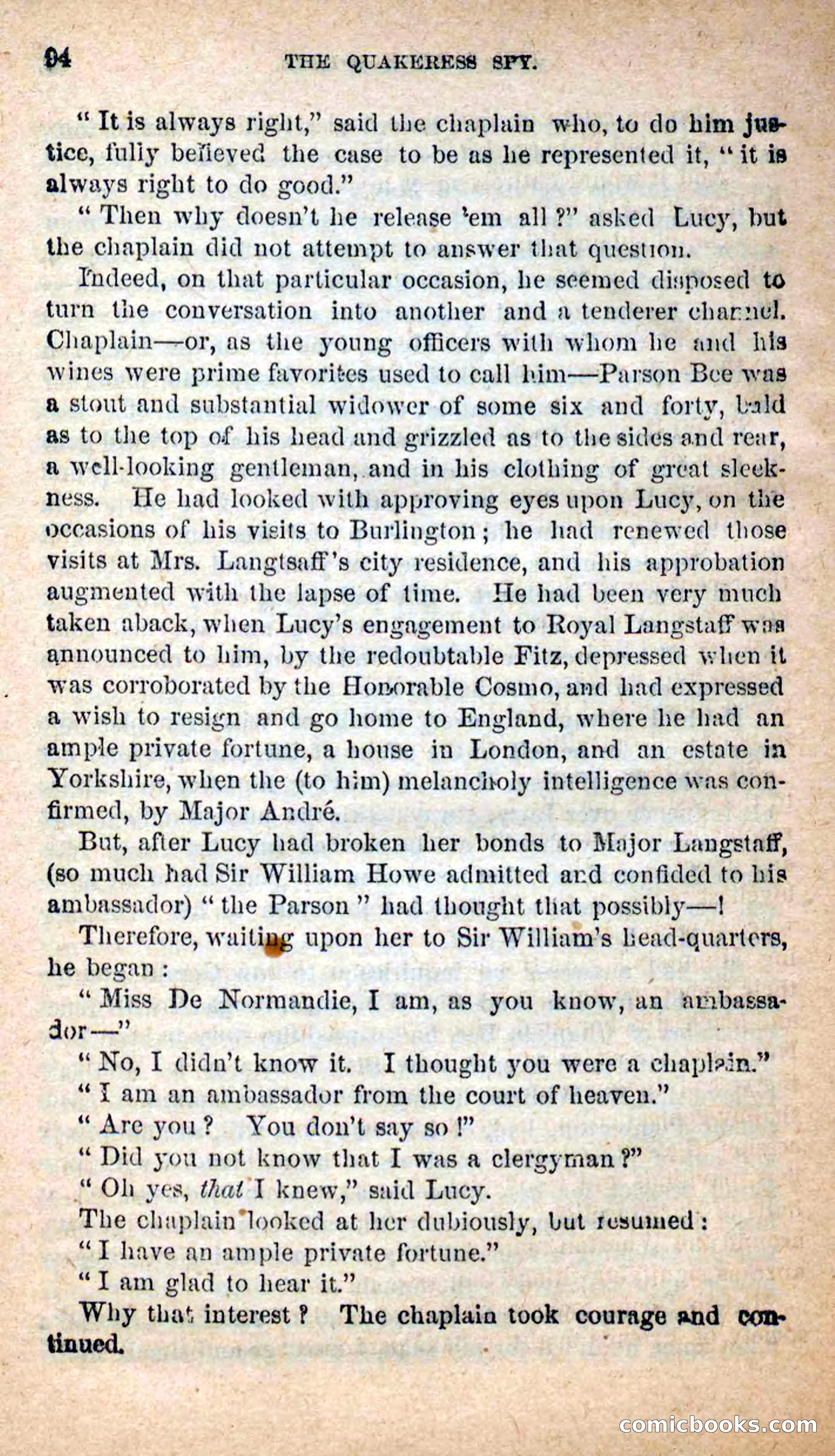 The Quakeress Spy — page 90 of 100