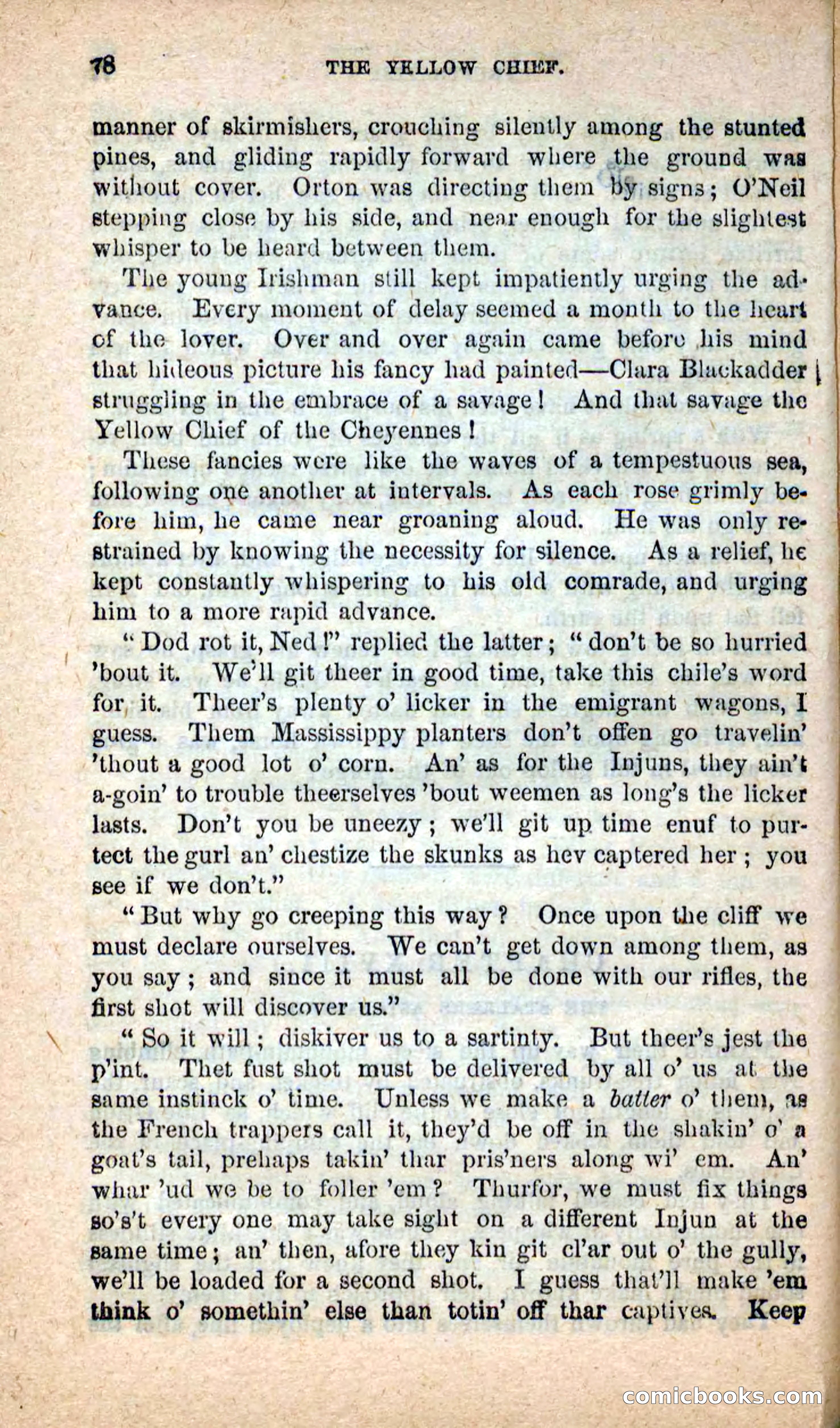 Beadle's New Dime Novels: Blue Dick — page 74 of 100