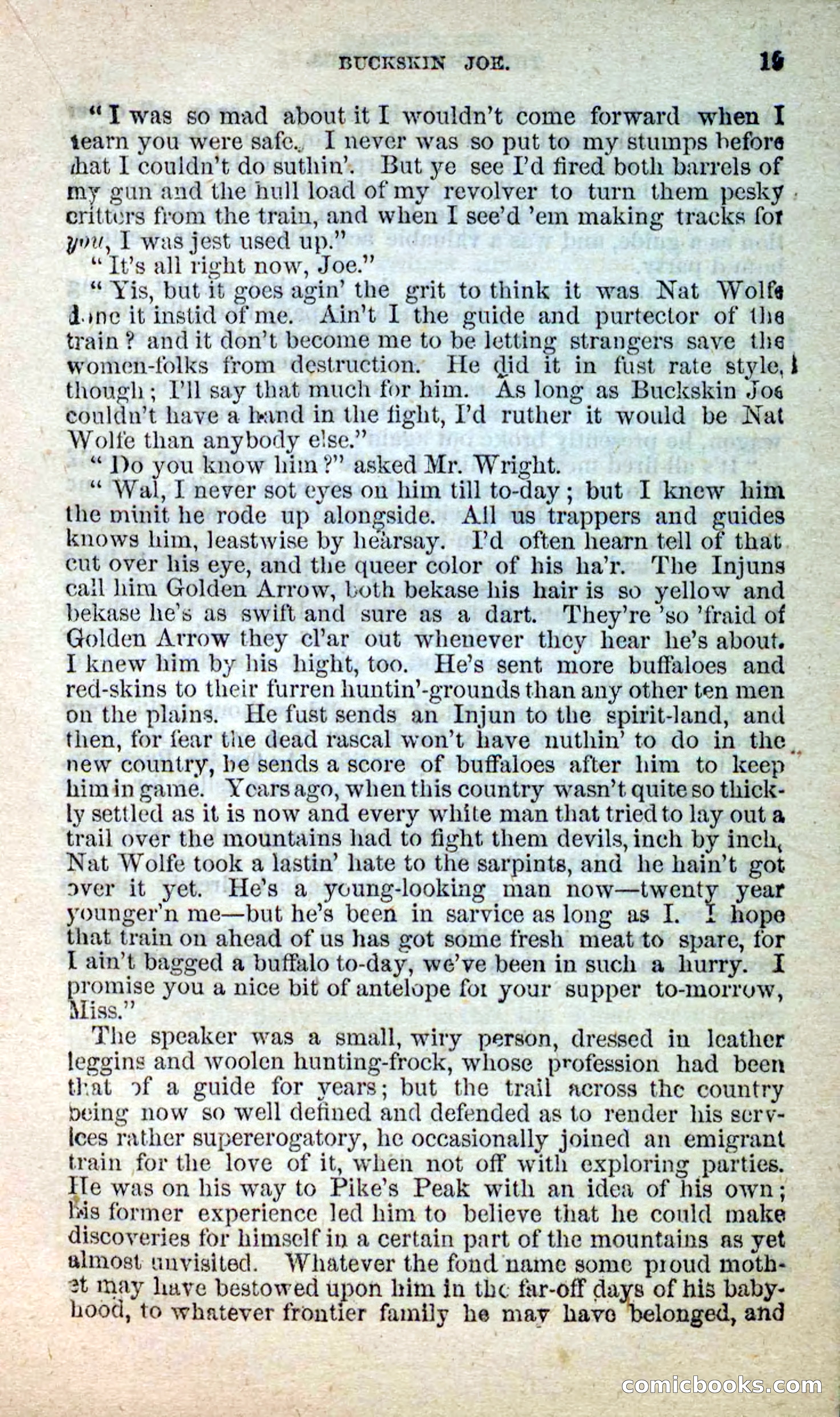 Beadle's New Dime Novels: Nat Wolfe — page 15 of 100